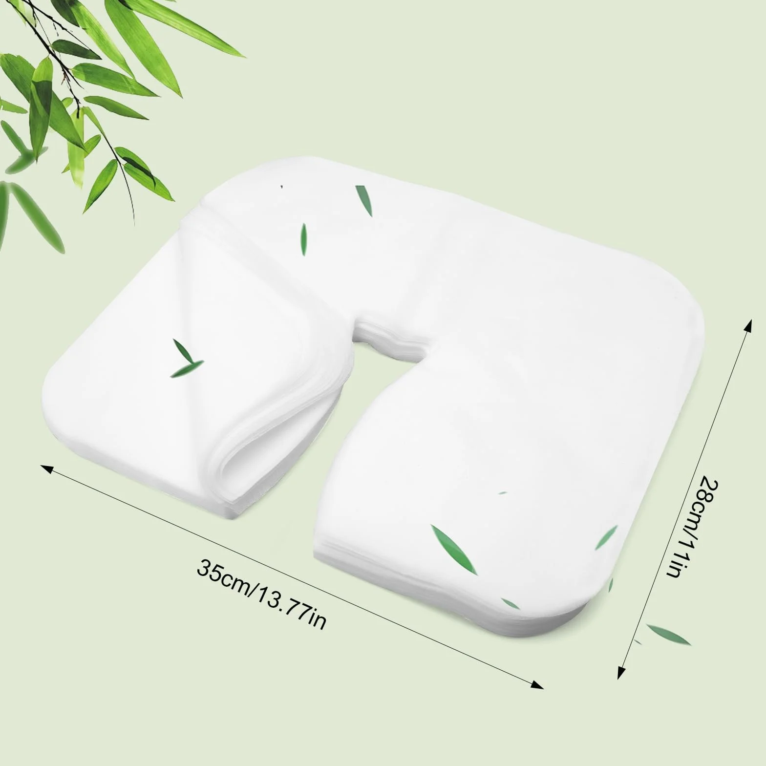 Paños Desechables Nasales para Camas de Masaje, Almohadillas para Reposacabezas, Accesorios de Masaje