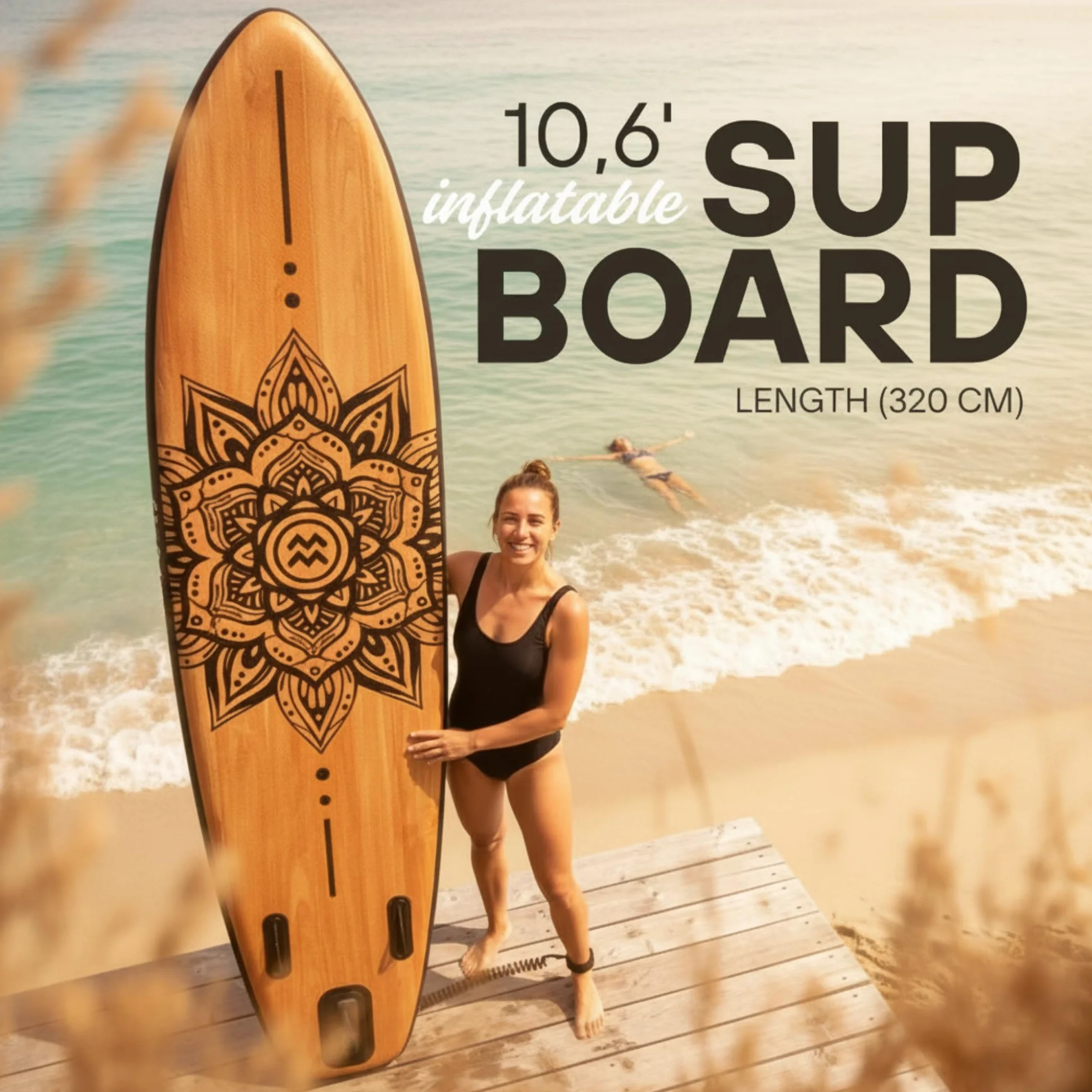 MATCHU - Tabla Paddle Surf Hinchable - Set Completo - 320x81x15 CM - 150 KG De Capacidad De Carga