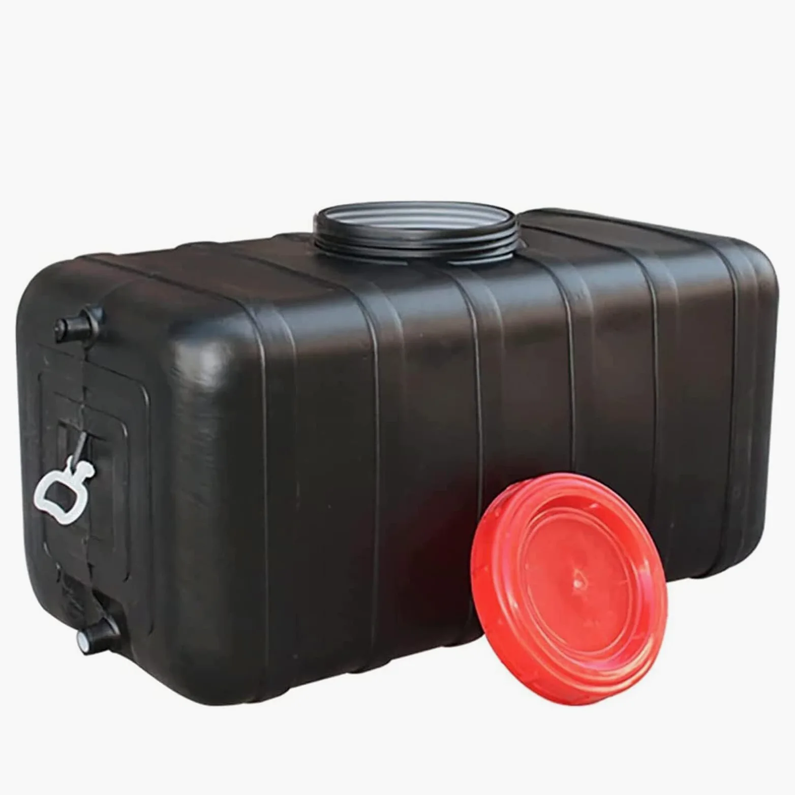 Contenedor de agua para exteriores de grado alimenticio con grifo, tanque de agua de plástico para almacenamiento de agua purificada, ideal para camping, senderismo y uso de emergencia