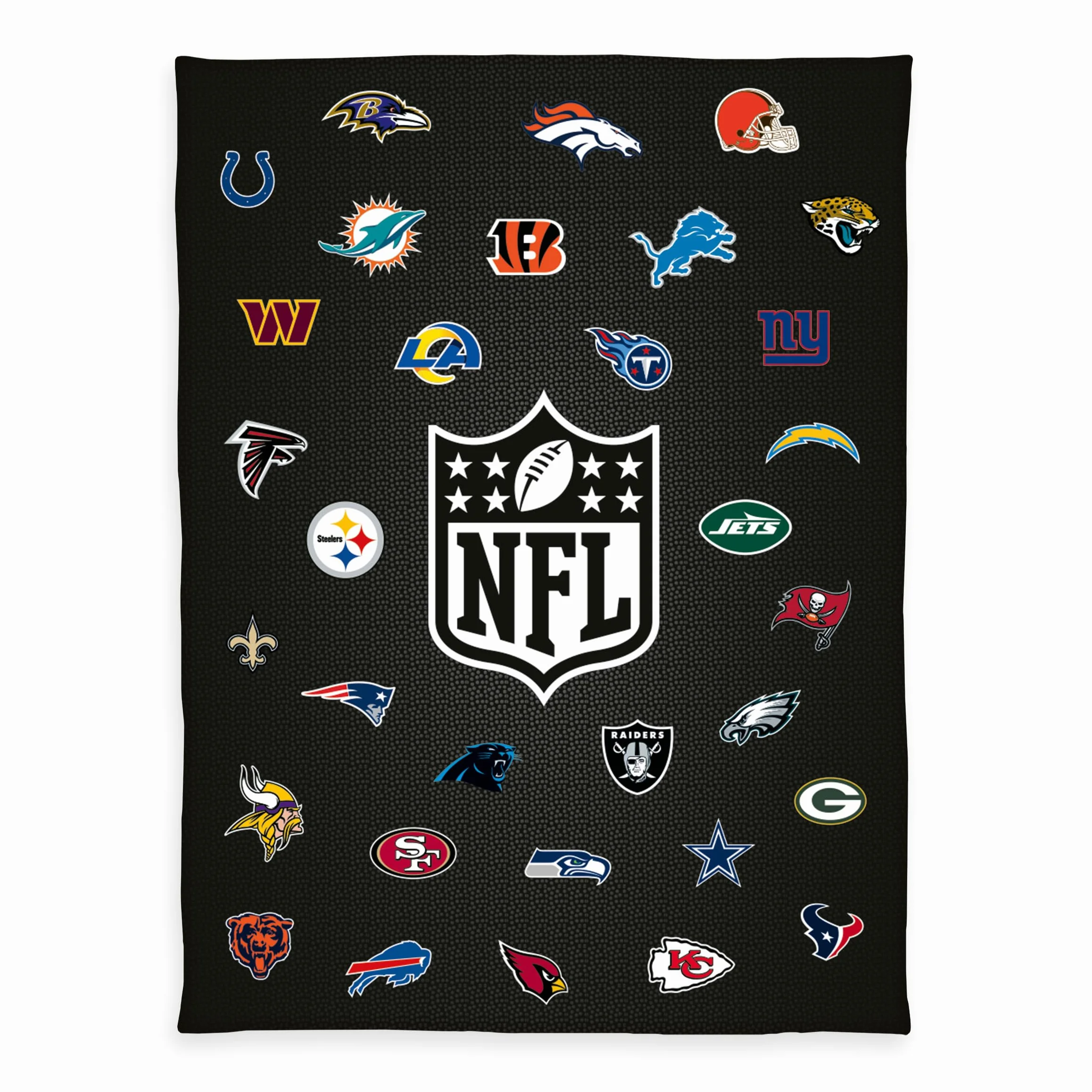Herding Manta Wellsoft NFL Teams, Aprox. 150 x 200 cm, 100% poliéster