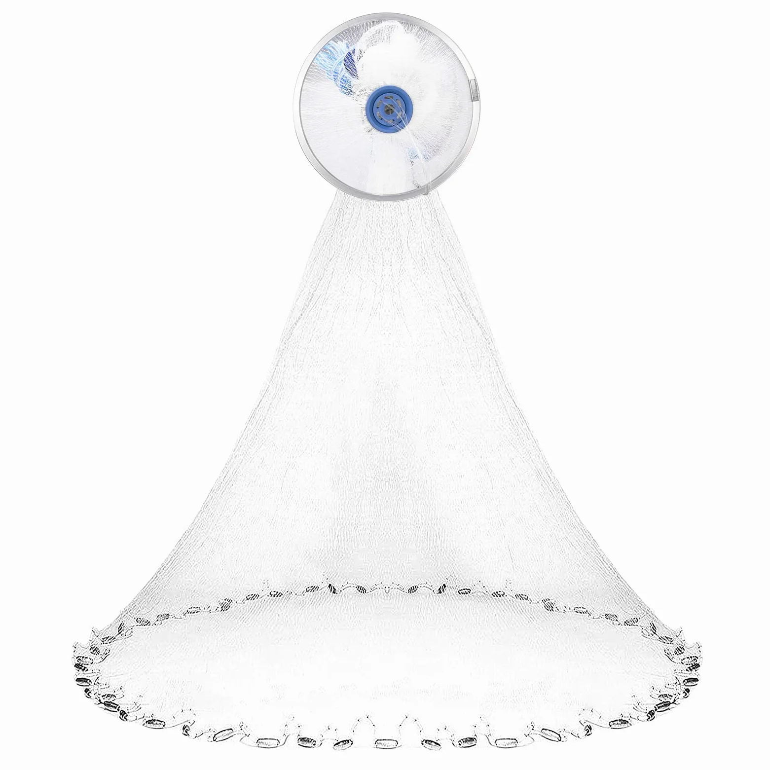 Cocoarm Red de Malla de Pesca de Estilo Americano con Material de Nailon Duradero, Evita Que los Peces Pequeños Escapen