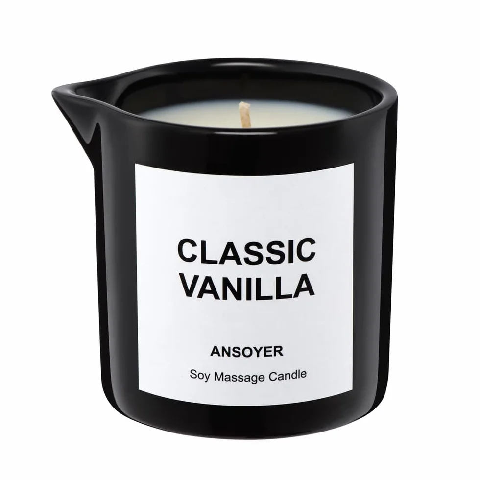 ANSOYER Vela de masaje hidratante nutritiva 230g Vainilla Clásica