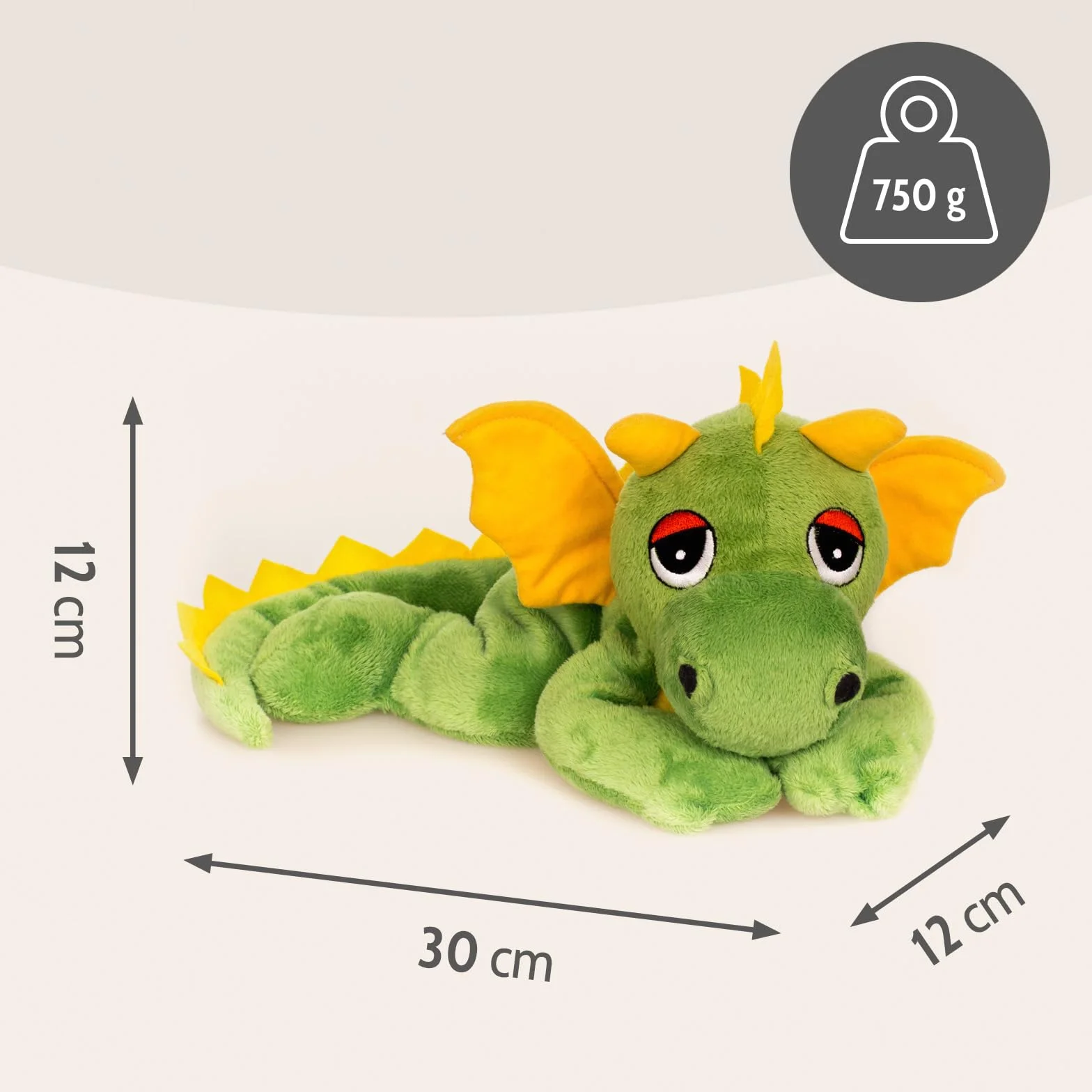 Habibi Plush Calor Dragón Verde