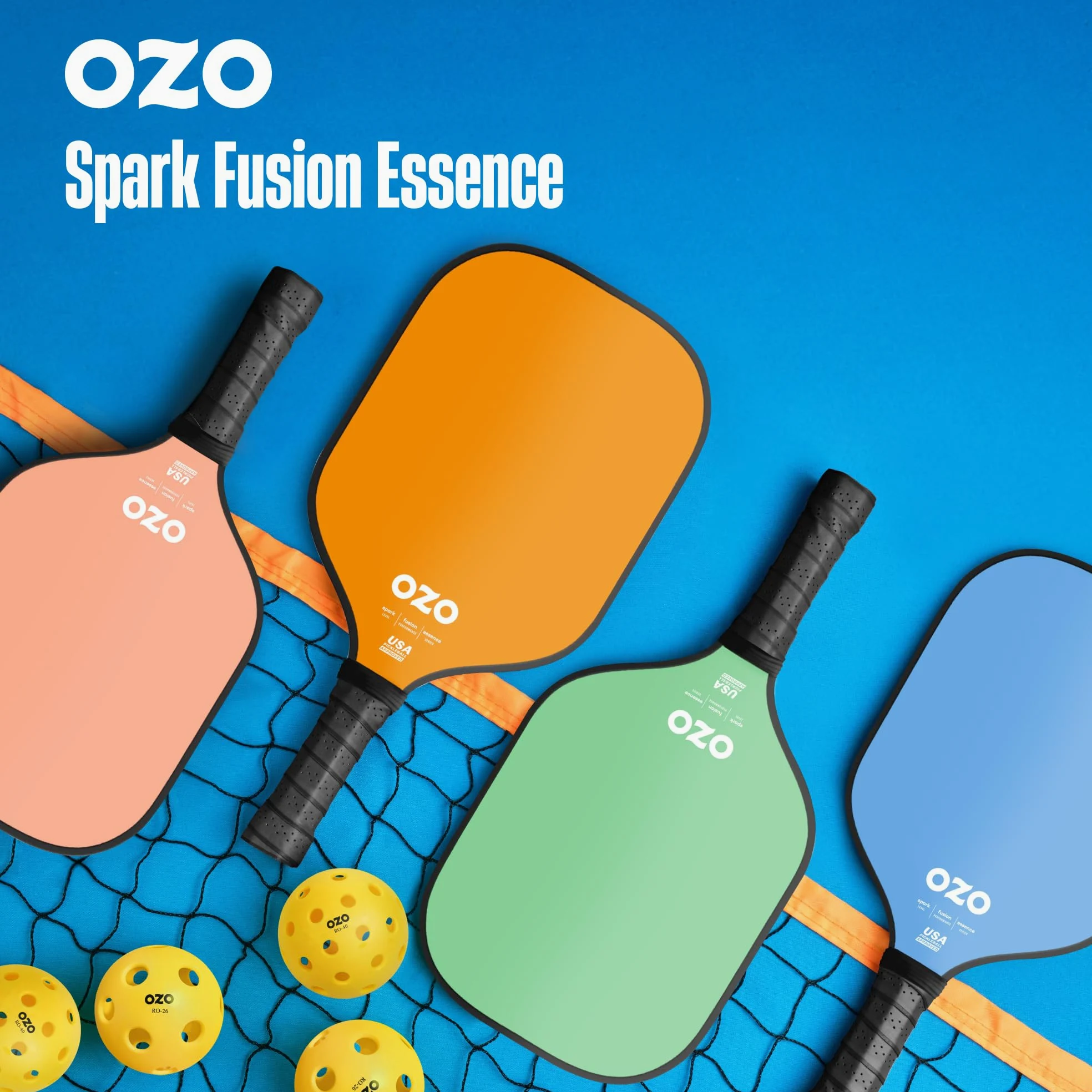 OZO Pickleball Set of 4 Paddles - Paddle Unisex Adulto