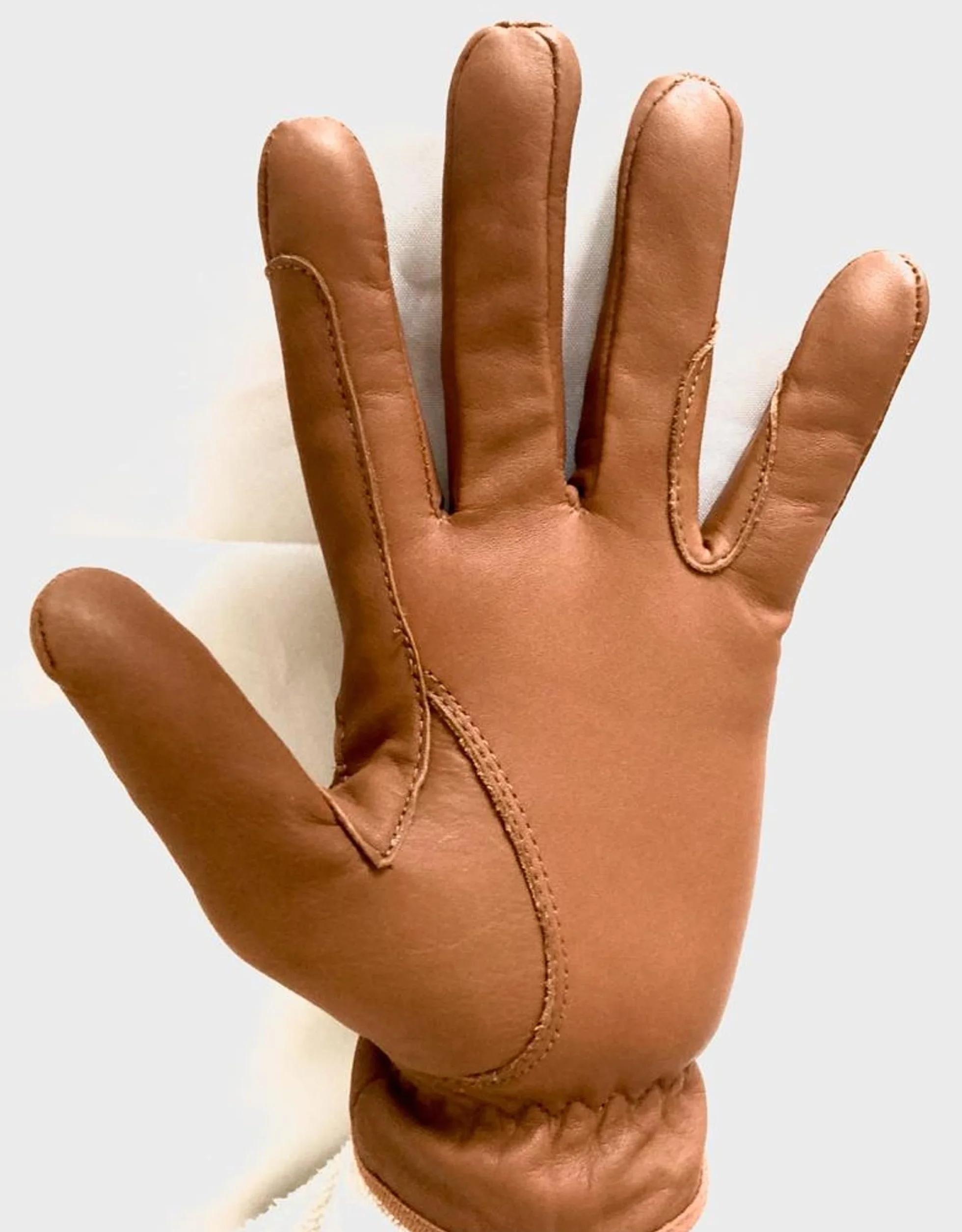 Guantes de equitación para hombre, 100 % piel auténtica, color marrón oscuro, bronceado y negro, guantes ecuestres para hombre