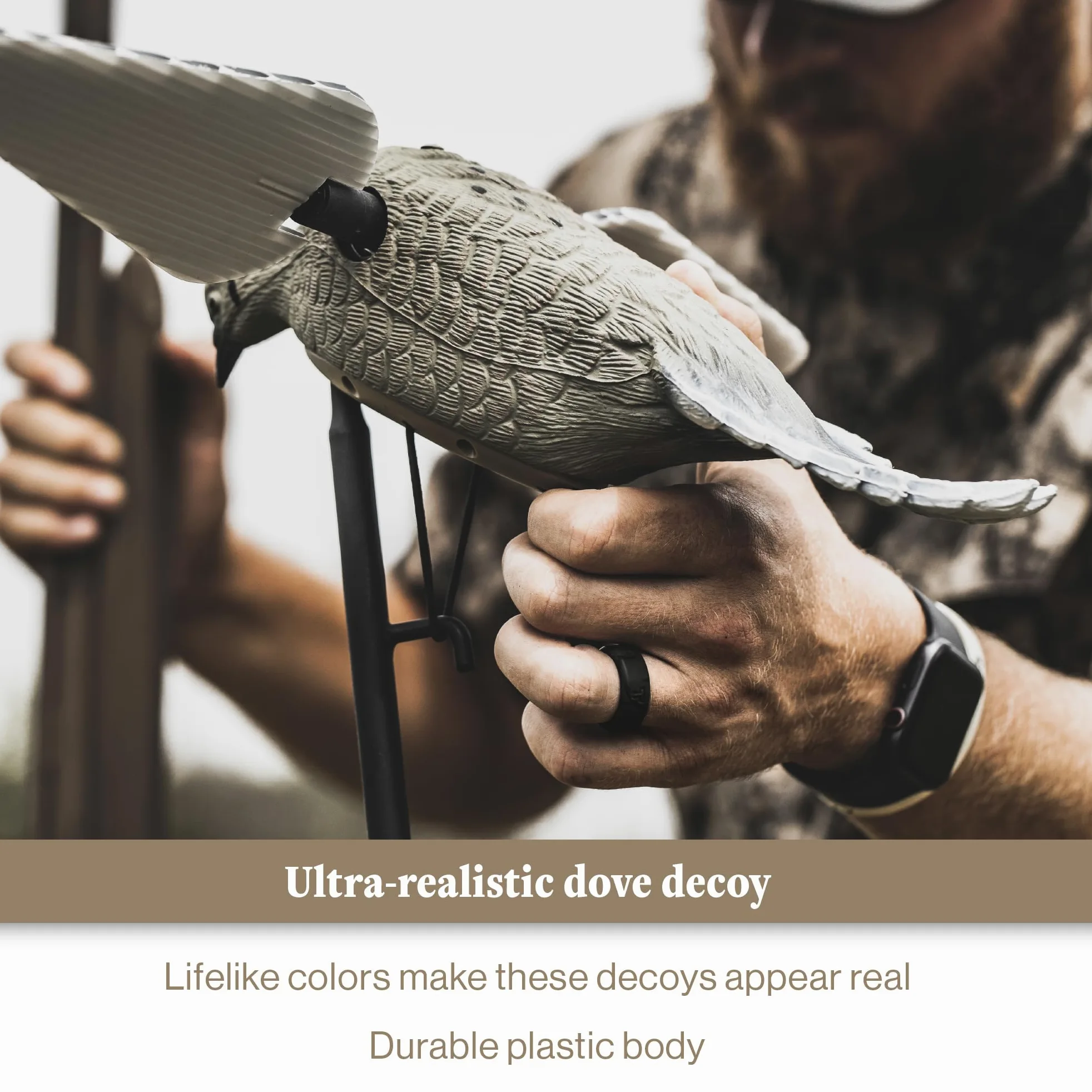 Lucky Duck - Señuelos de caza de paloma HD, Lucky HD Dove Decoy