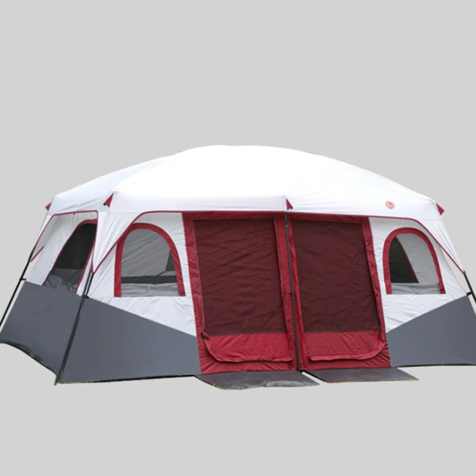 Tienda de campaña para 8-12 Personas con 2 dormitorios, Tienda Grande de Doble Capa para Exteriores, para Acampar en Familia, Tienda de campaña Impermeable