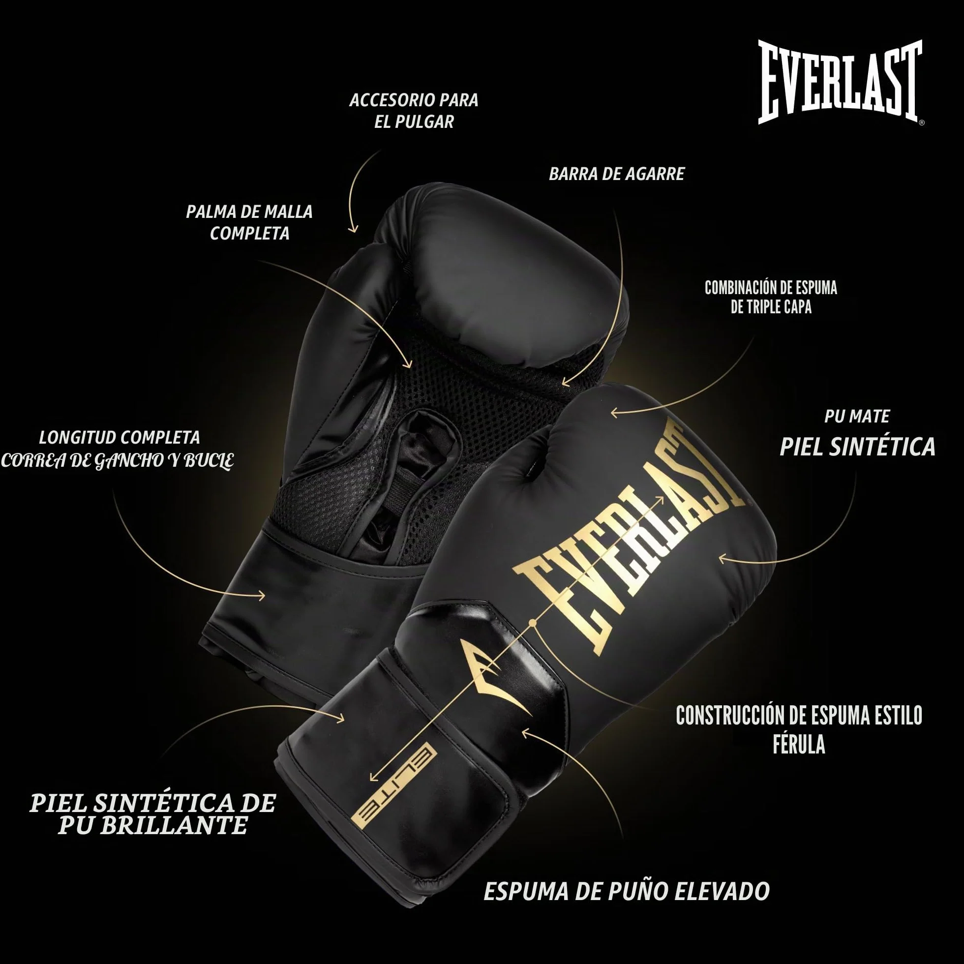Everlast Guantes de Entrenamiento Unisex Elite