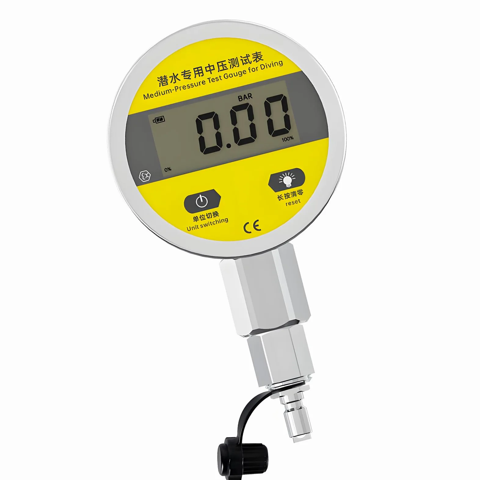 Precisely Scubas - Instrumento de presión de buceo, monitor subacuático, instrumento de buceo profesional, monitor submarino