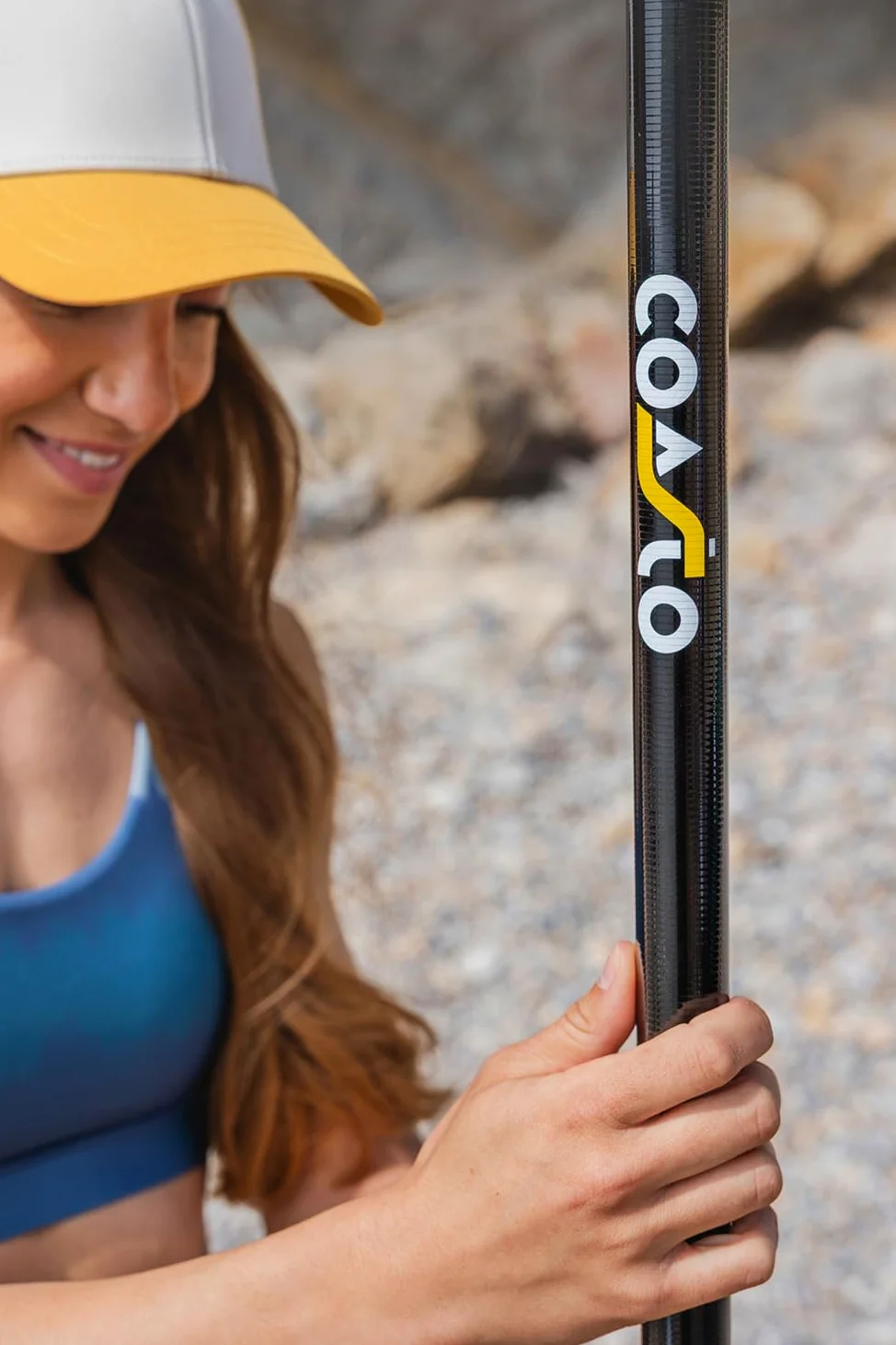 Coasto – Sup Stand Up Paddle Inflable Coasto Flip 11'5 – PB-CFLIP115-348x81x15 cm Dropstitch Woven – Paquete Completo – Paleta Leash Bomba Bolsa de Transporte – hasta 150 kg – Naranja