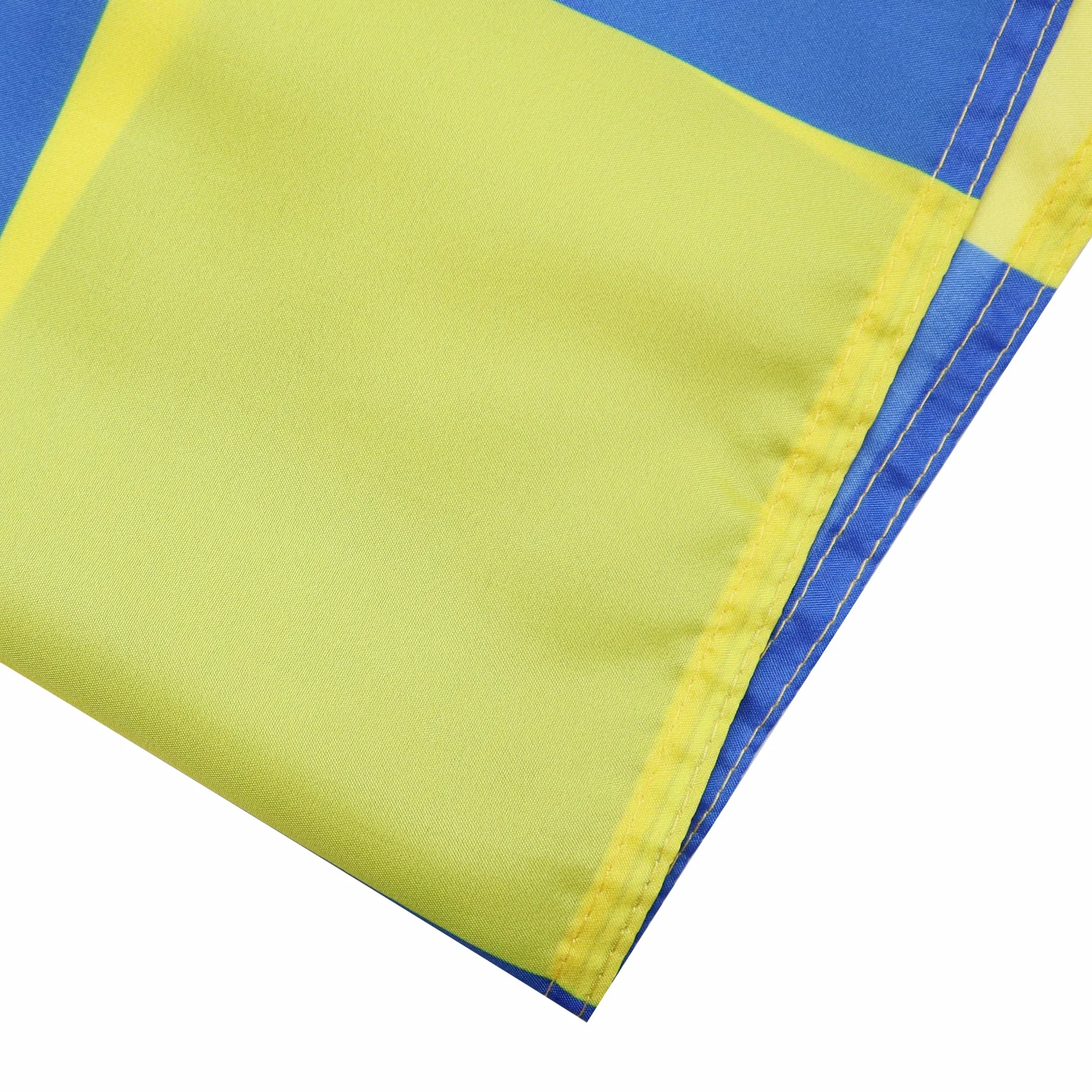AZ FLAG Bandera A Cuadros Azules Y Amarillos 150x90cm - Bandera de Carreras AUTOMOVILES - Azul Y Amarillo 90 x 150 cm