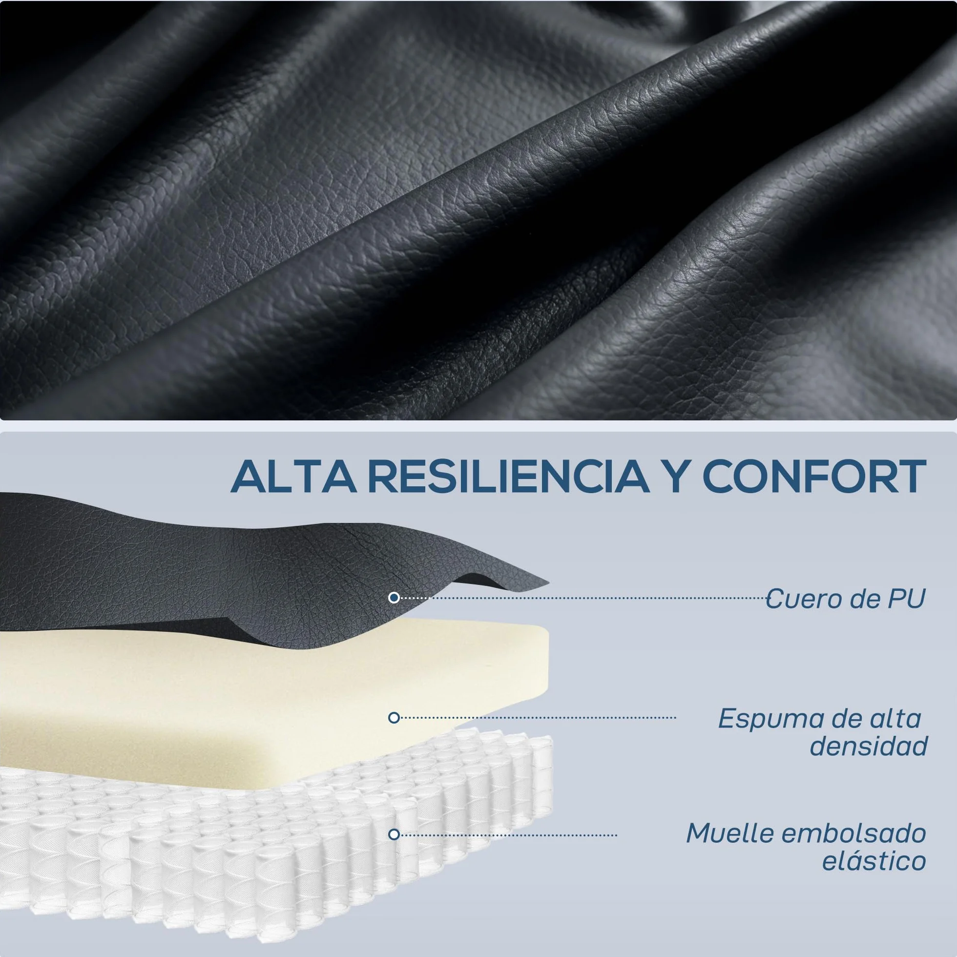 HOMCOM Sillón de Masaje Giratorio 8 Puntos Masaje Vibrante Reclinable Calefacción Lumbar Mando a Distancia 85x94x104 cm Negro