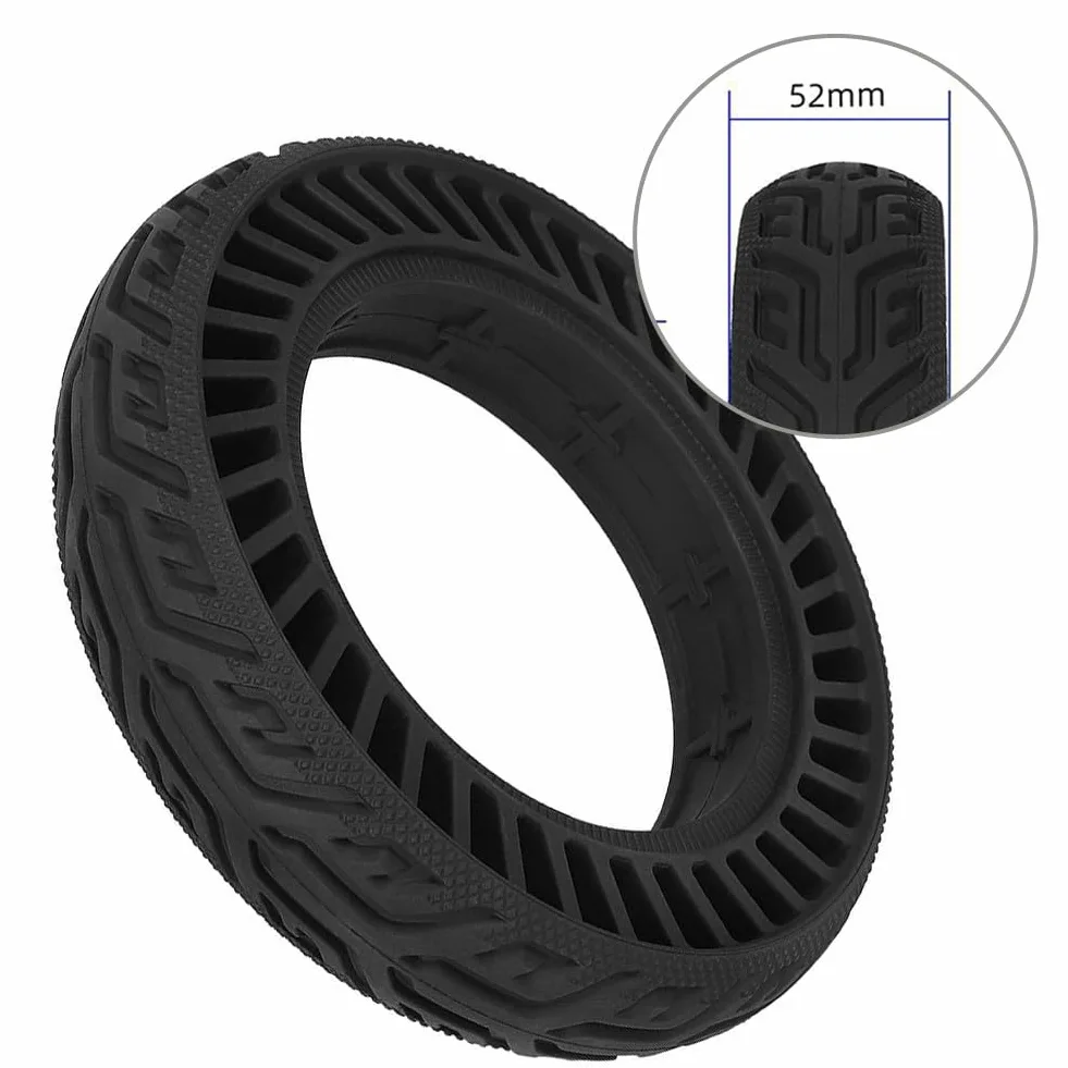 Neumáticos de Caucho Macizo para Scooter eléctrico. Rendimiento confiable. Compatible con Modelos de 10 Pulgadas o más.