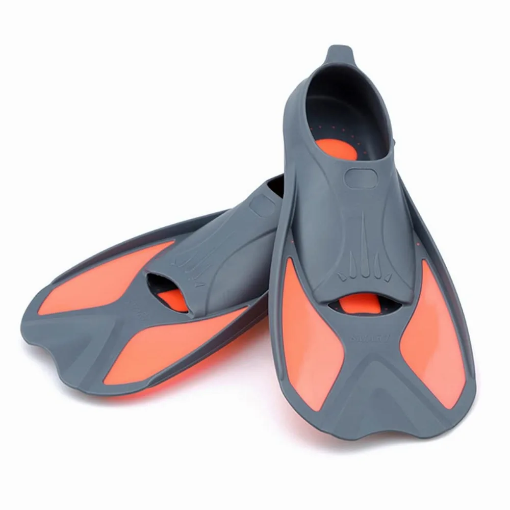 aletas natatorias, niños paletas ligeras cortas aletas de buceo aletas de buceo principiantes equipo de natación portátil para niños