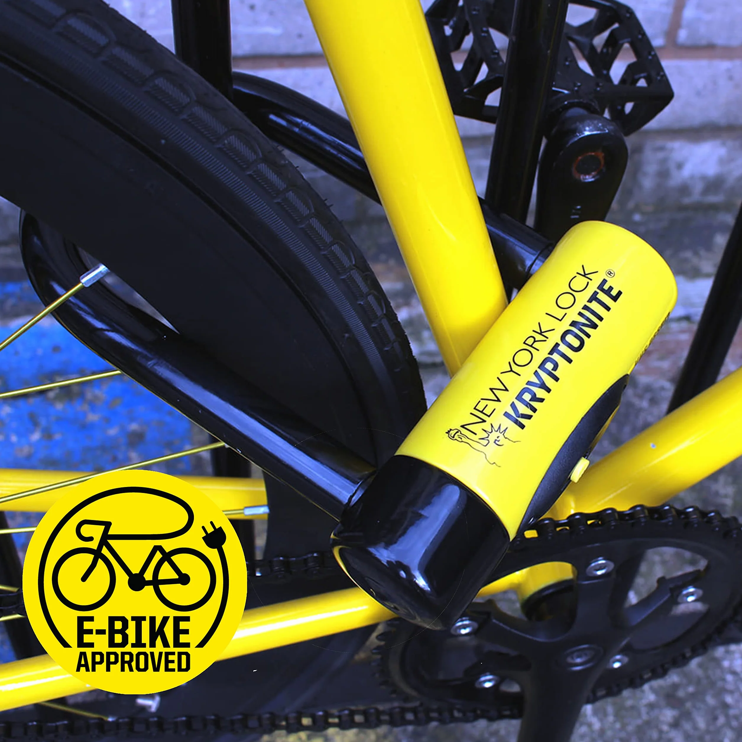 Kryptonite New York FAHGETTABOUDIT Lock - Amarillo, Mini
