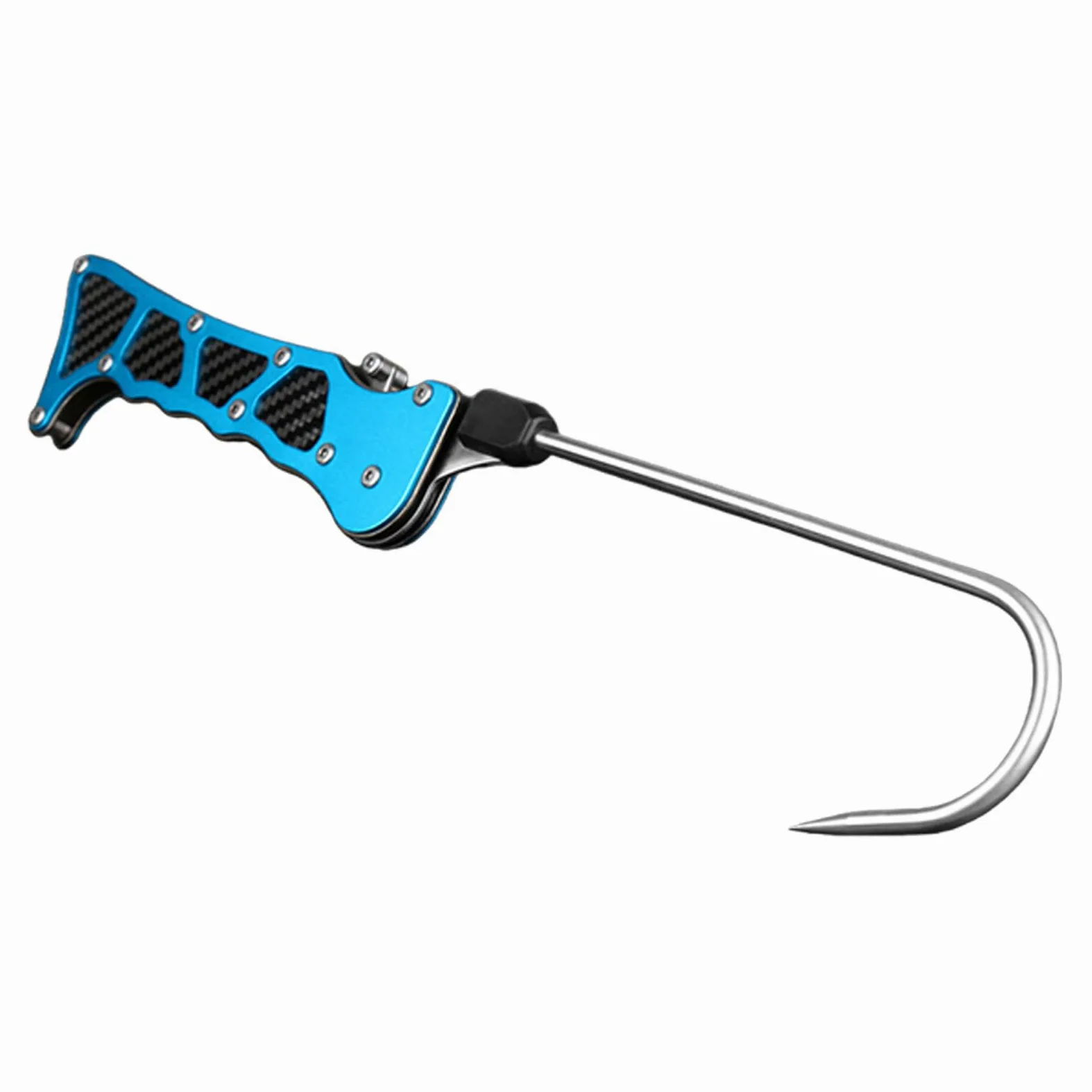 Gancho de pesca multiusos de aluminio y acero inoxidable para pescadores profesionales y entretenidos, anzuelos plegables