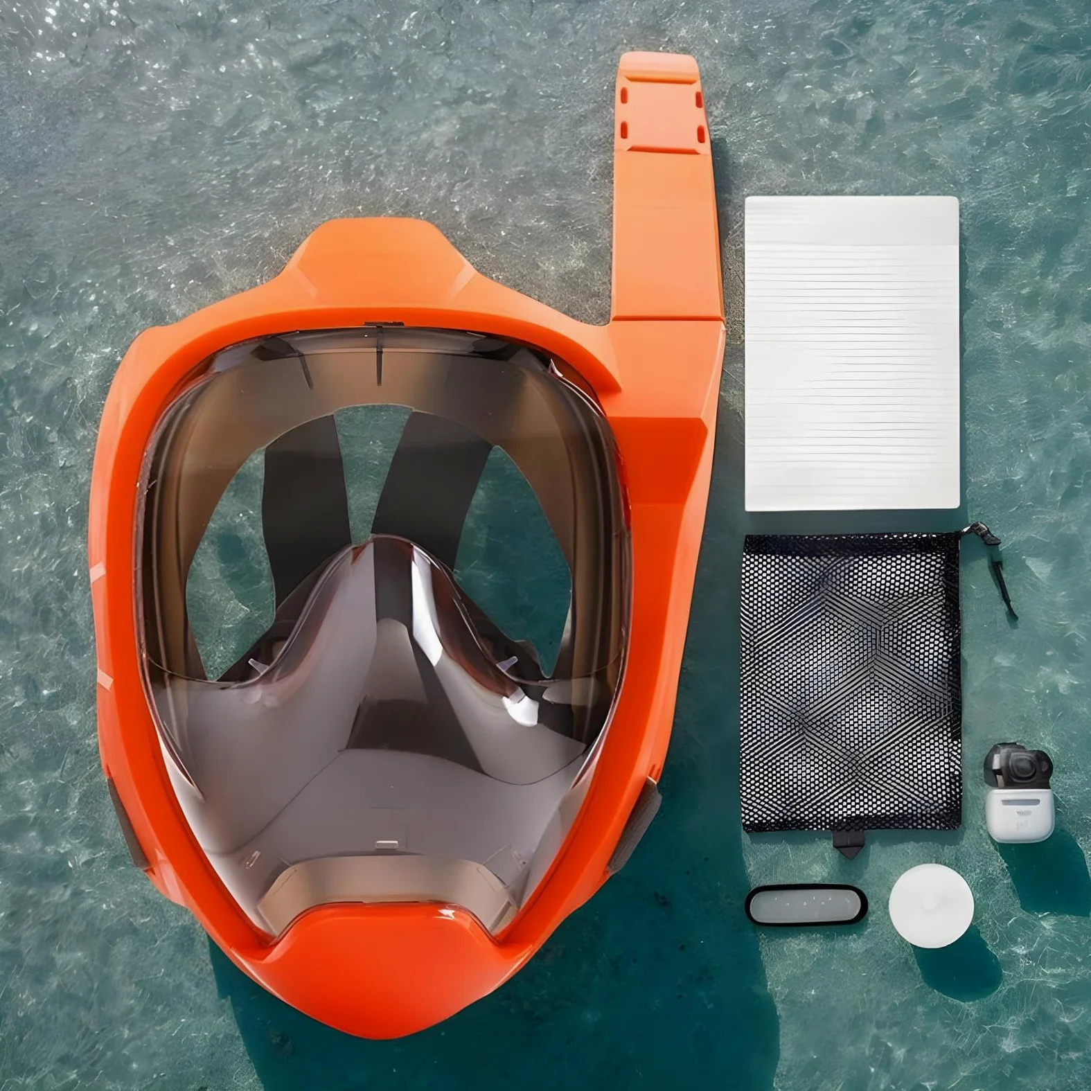 Máscara de Snorkel Adulto Equipo Facial Completo Antigoteo con Visión | Máscara Snorkel Facial Completa Adultos Para Buceo, Natación En Piscina, Viaje Subacuático, Mujeres Y Hombres