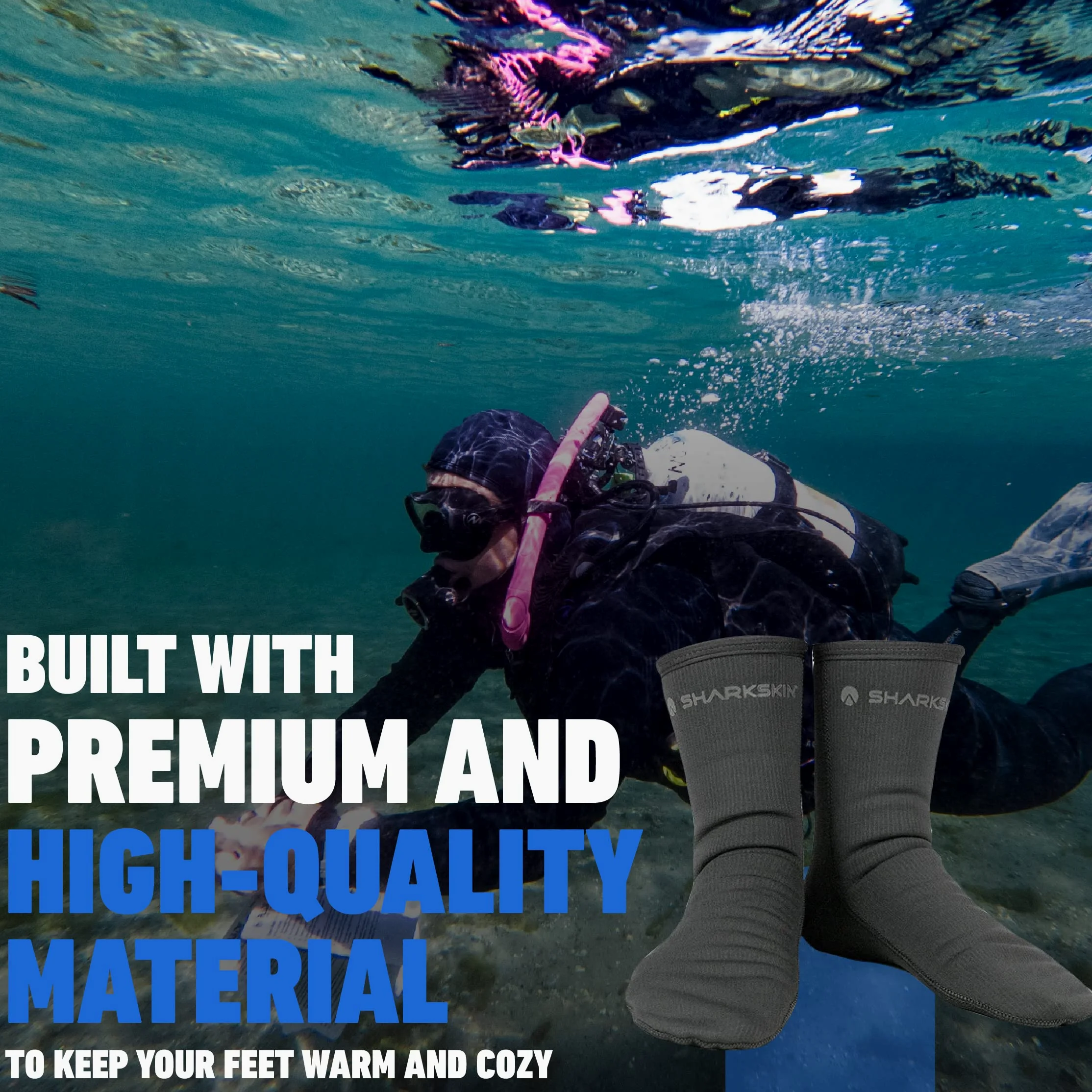 Sharkskin Calcetines Titanium 2 a prueba de frío