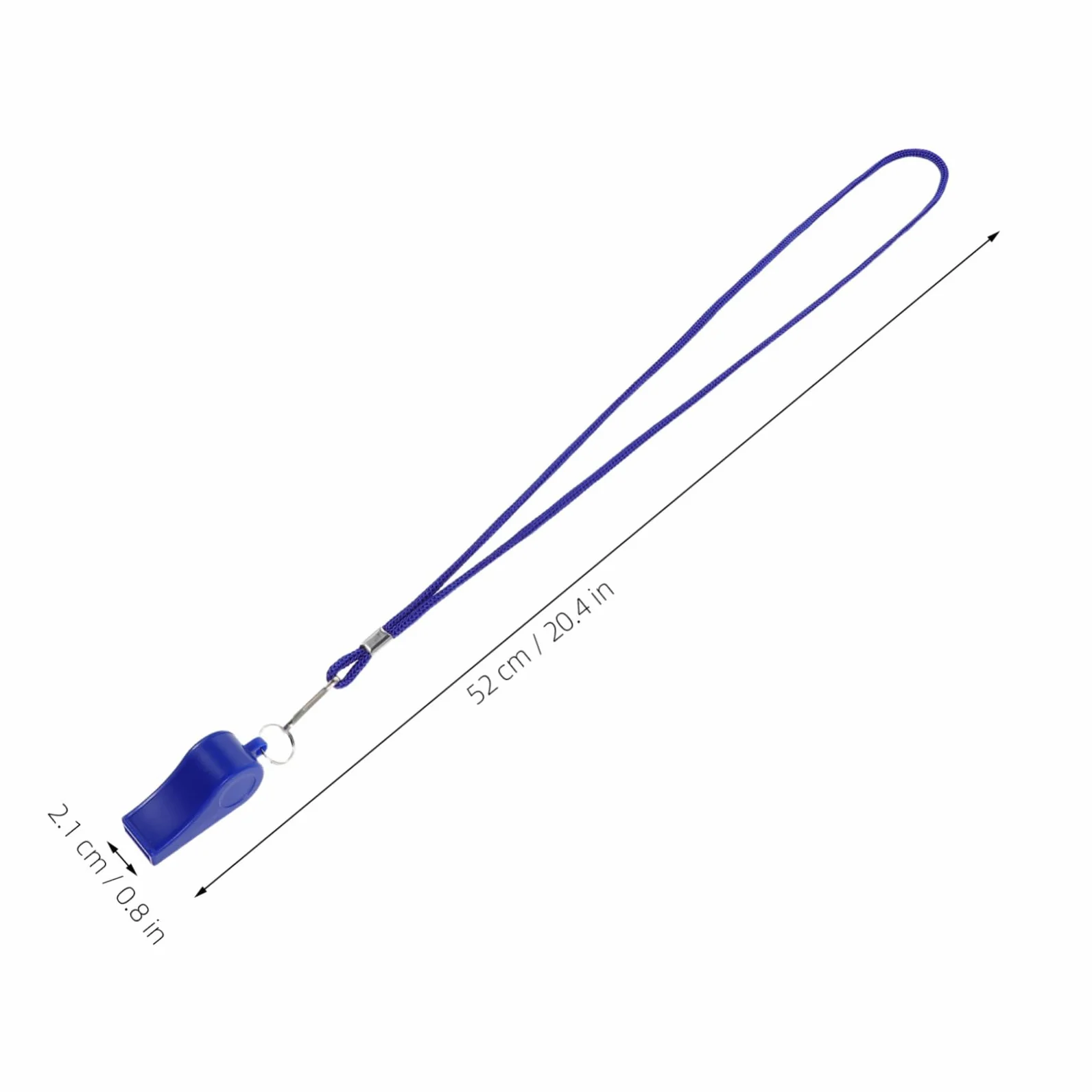 Alipis 36 Piezas Silbatos de Emergencia con Cordón Azul Sonido Fuerte y Nítido Silbato para Actividades al Aire para Senderismo Camping Fútbol y Baloncesto
