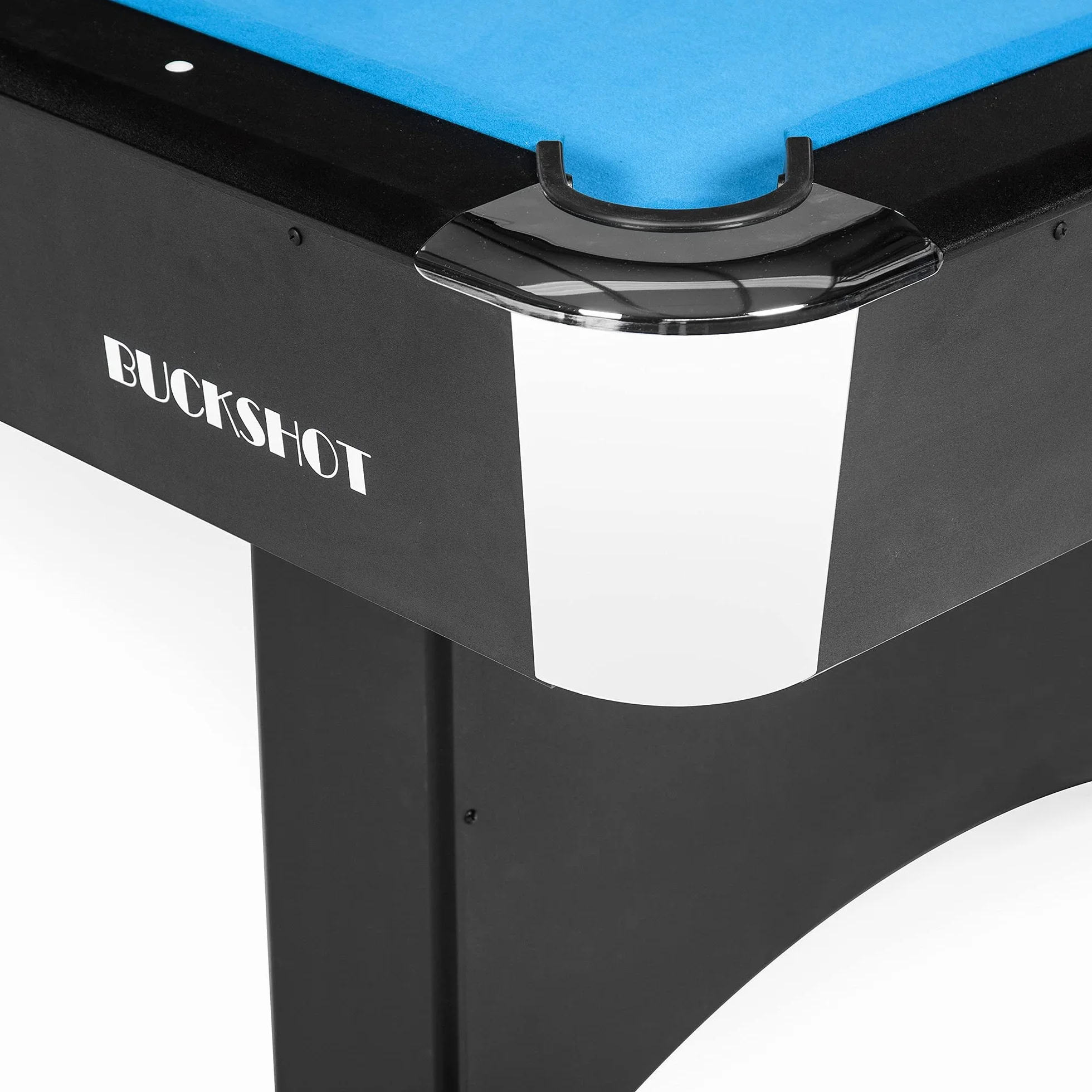 Mesa de Billar 8ft BuckShot Manhattan (244x132cm) - Billar Americano - Pool 8 ft - 130kg - Retorno de Bolos Automático - Accesorios Incluidos