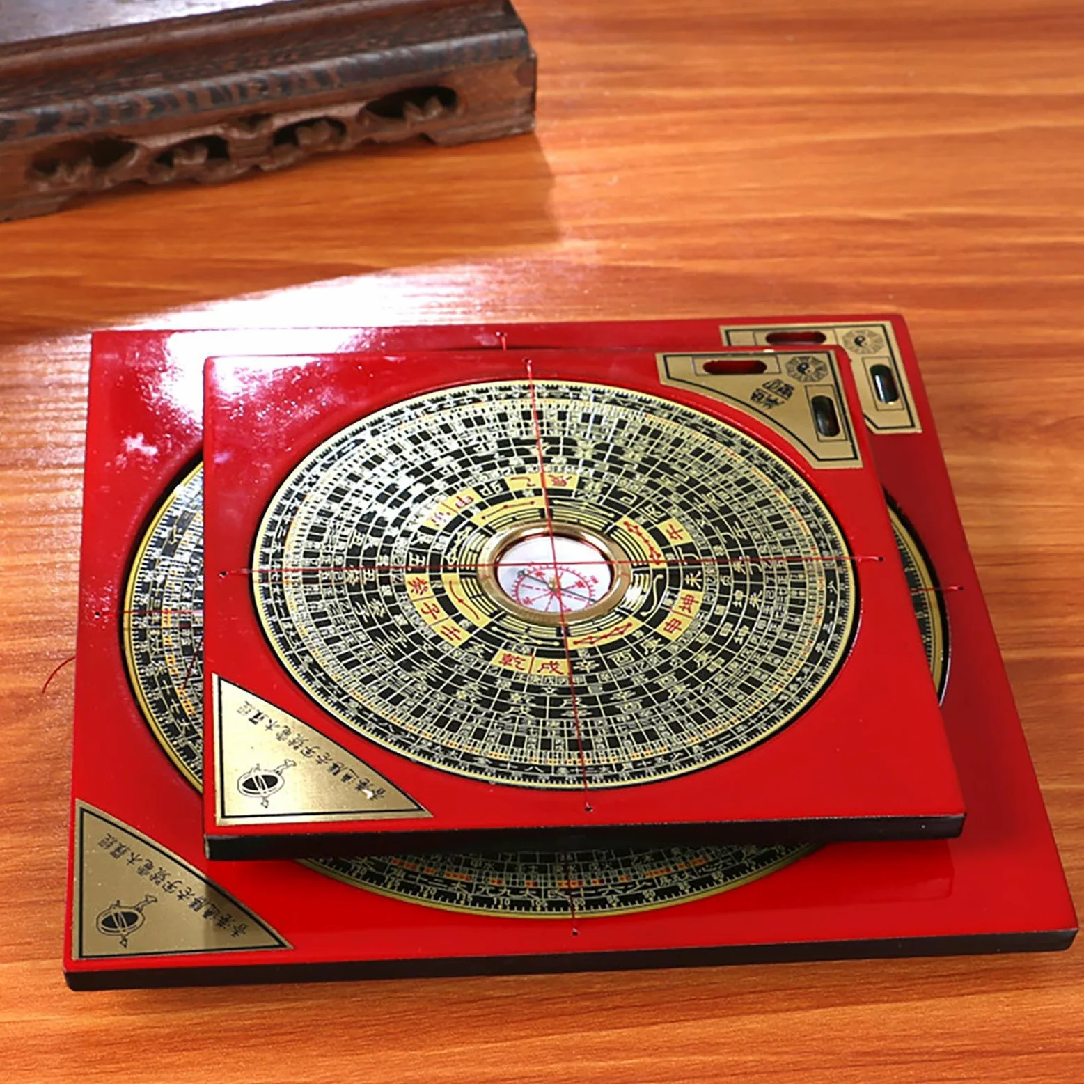 Brújula, Brújula Luo Pan Alloy Chinese Ancient Chino Brújula Navegación | Brújula de Navegación de Decoración China Herramientas - Retro Portable Yang Ba para Oficinas Hogar
