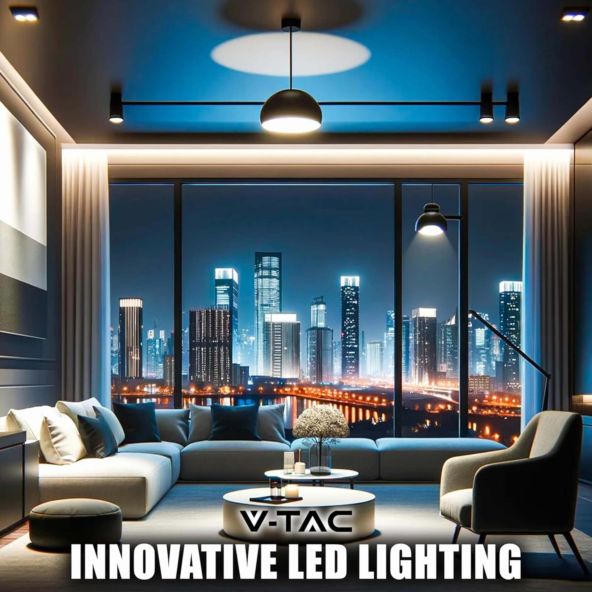 V-TAC Bombillas LED GU10 10W 1000 Lumen 6500K Blanco Frío Paquete 3