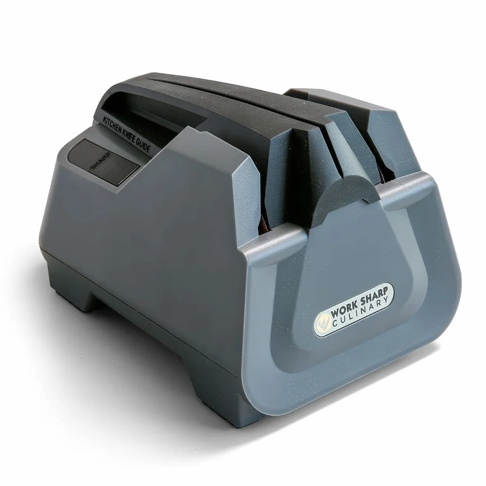 WORK SHARP Afilador de cuchillos eléctrico - CPE2-I Sistema de afilado de cuchillos de cocina eléctrico - El mejor afilador de cuchillos de cocina profesional del mundo para el hogar y la oficina