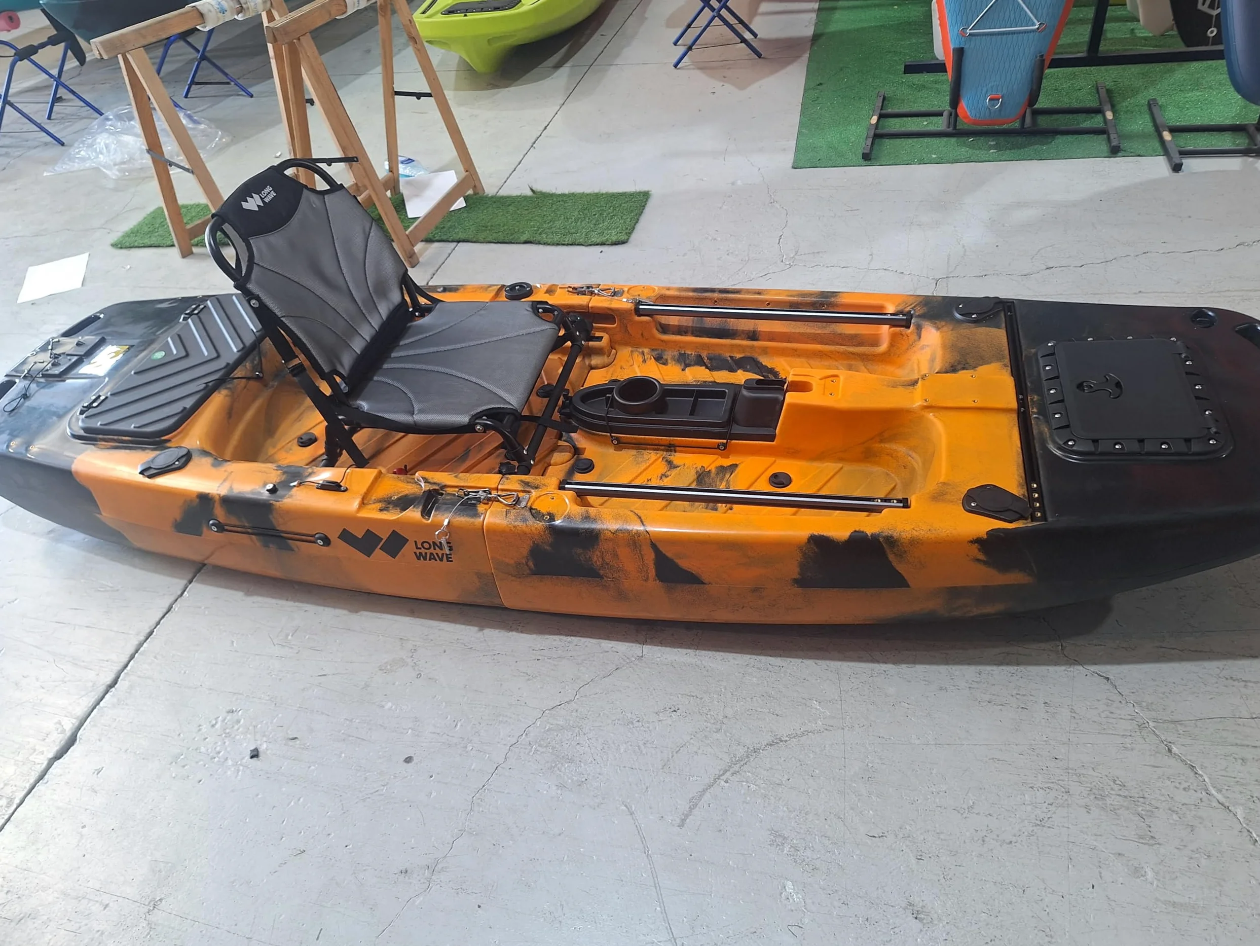 LONG WAVE Kayak de Pesca Desmontable Cortes