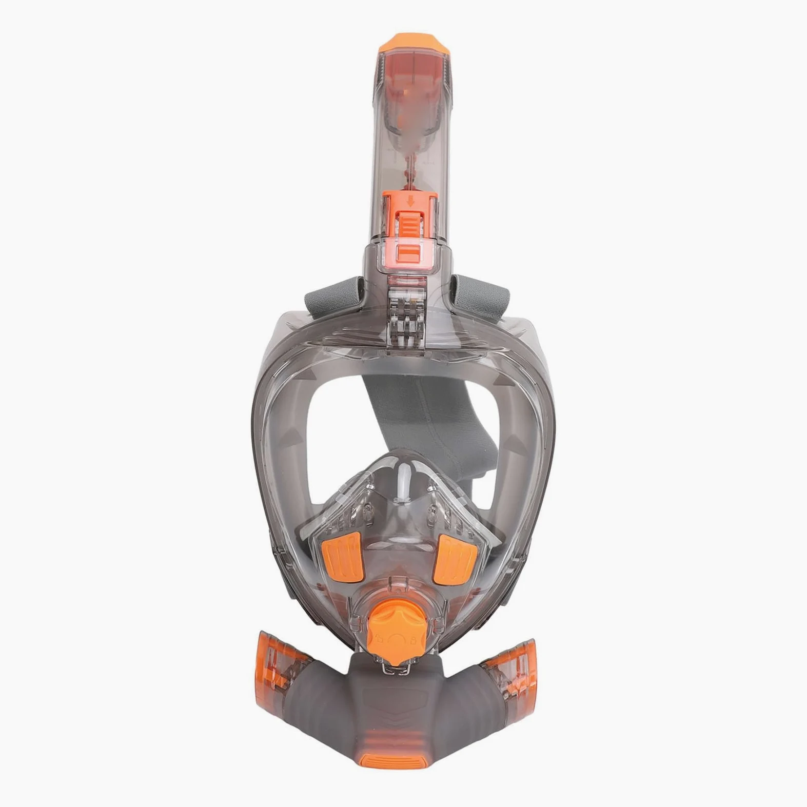 Gafas de Snorkel Plegables Panorámicas de Cara Completa con Tubo de Respiración para Buceadores de Silicona para PC (S M)