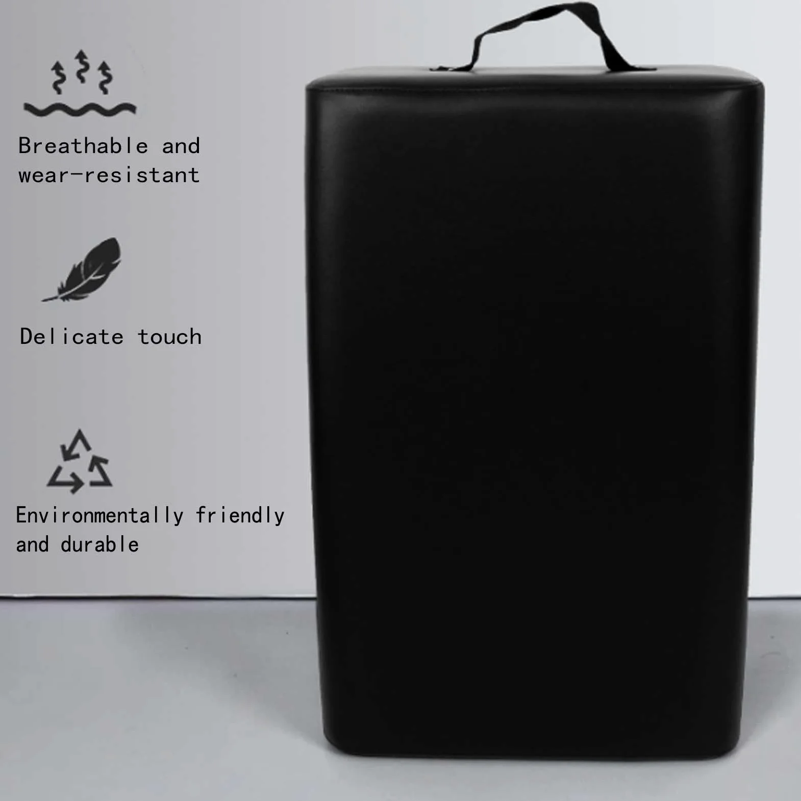 UYSELA Caja de Asiento Reformador de Pilates, Accesorio Reformador de Pilates para Ejercicios, Accesorio Reformador para Ejercicios Que Avanzan el Rango de Movimiento,Black
