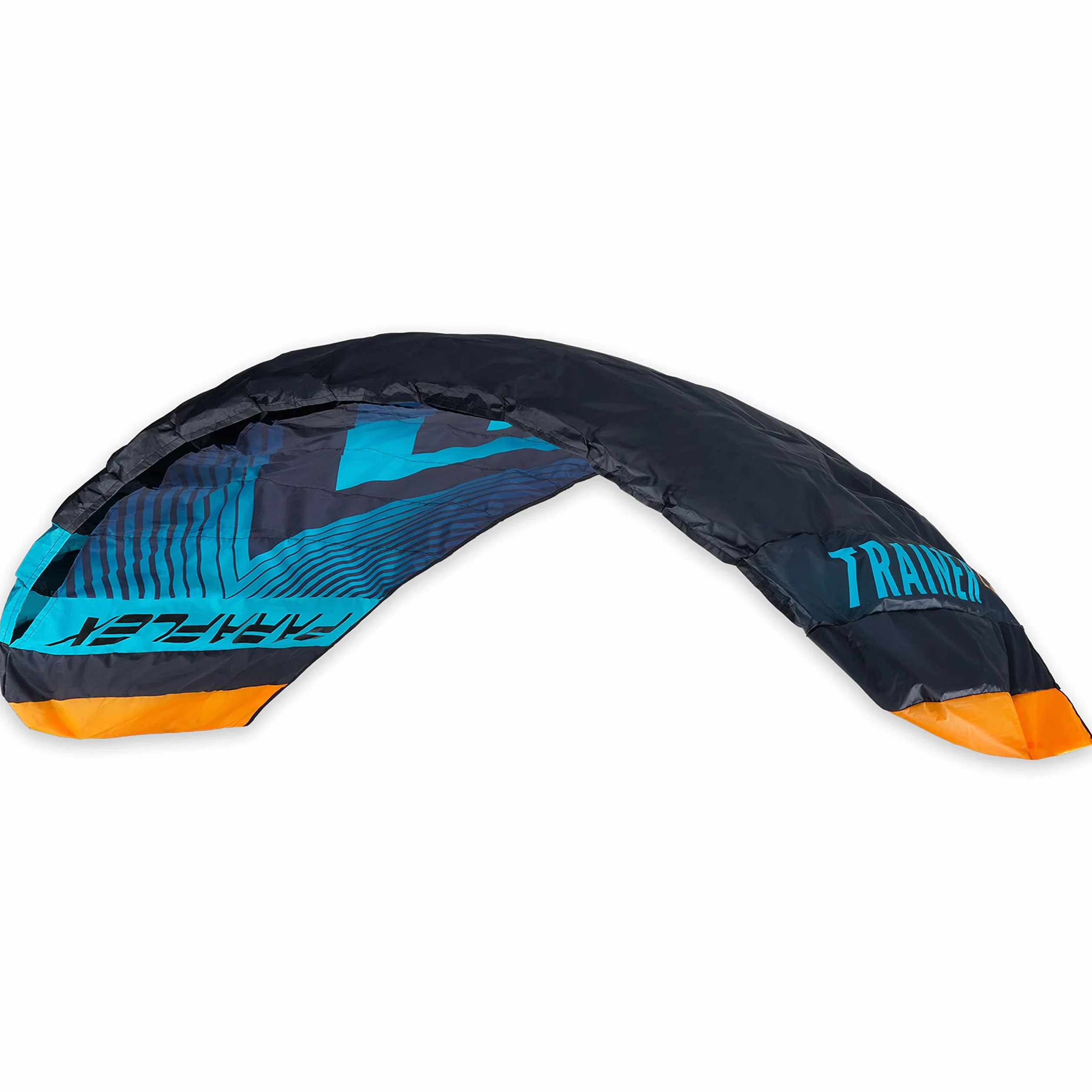 Wolkenstürmer Paraflex Trainer - Alfombra de dirección 3L 2.3 (Turquesa) - Cometa 230 cm con Barra de Entrenamiento