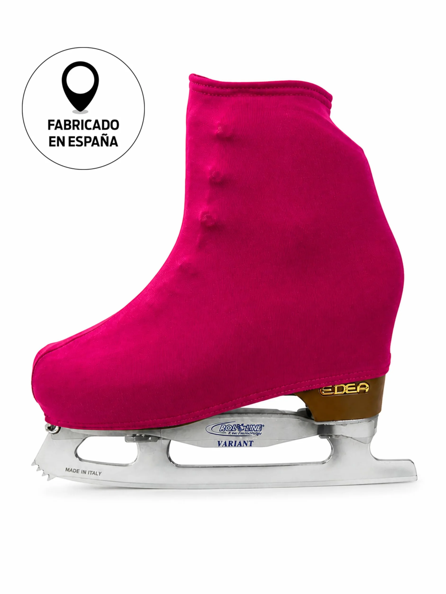 CRL Genérico Cubre patín para niña y Mujer, Funda PatinSkate, Professional Skating, Patinaje Hielo,artístico o en línea. 180 Densidad. Talla Universal Adulto y niños. Color Fucsia