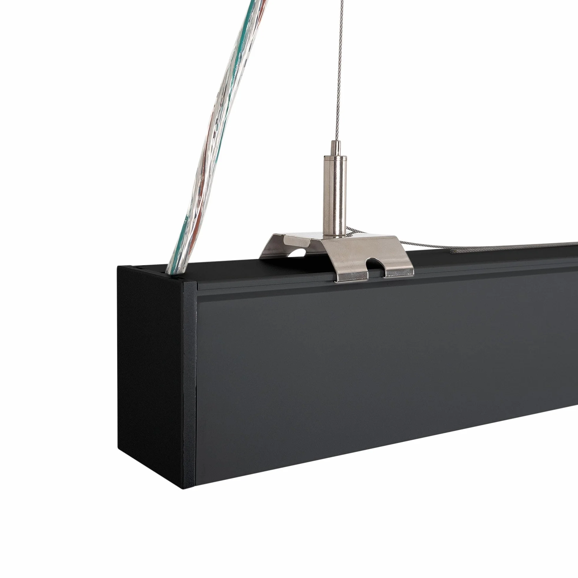 B·LED BARCELONA LED Luminaria lineal LED CCT 60W 180cm Potencia ajustable Suspensión superficie