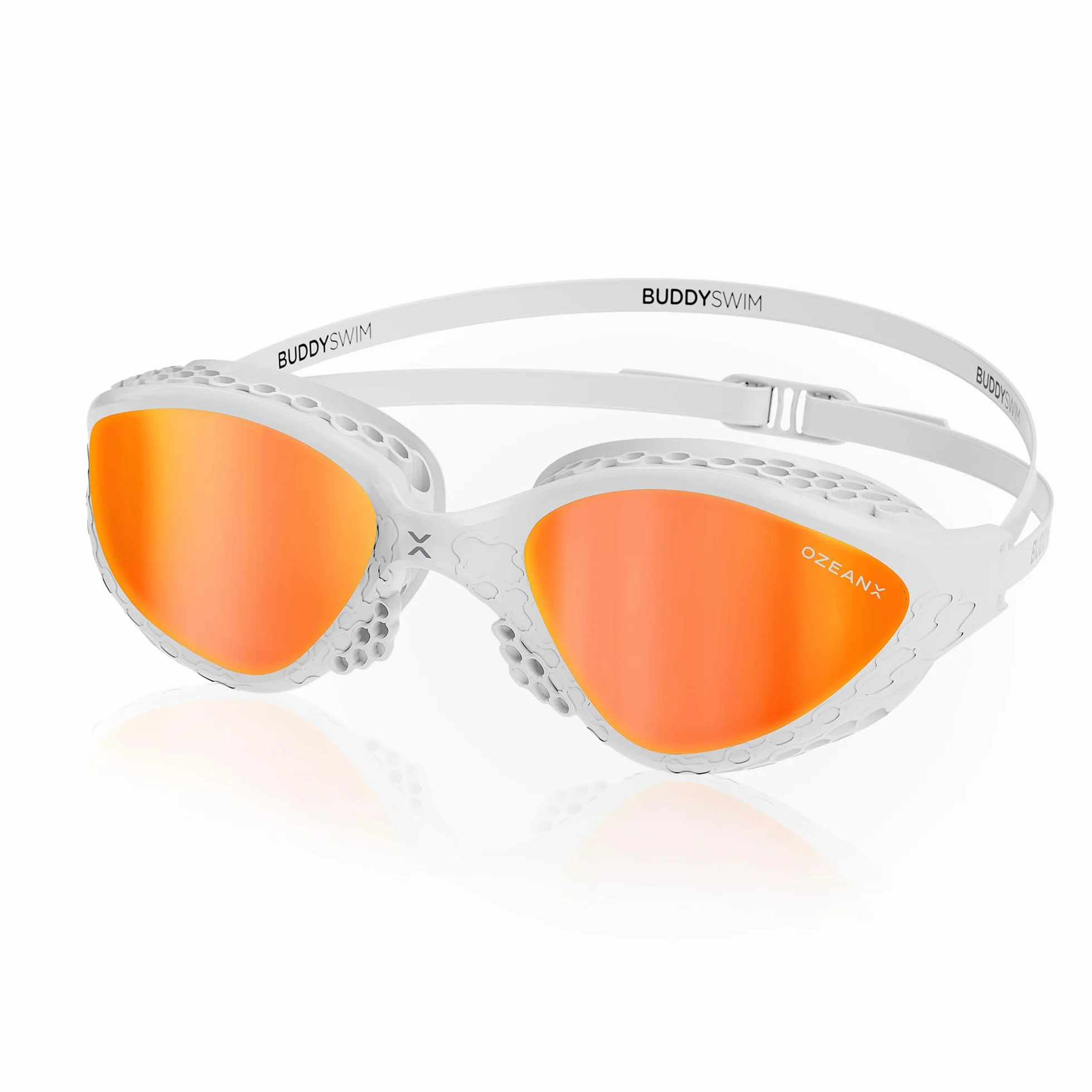 OzeanX Gafas Natacion Hombre Mujer Proteccion UV400 Antivaho Lentes XVISION Panoramicas Ajuste Hidrodinamico