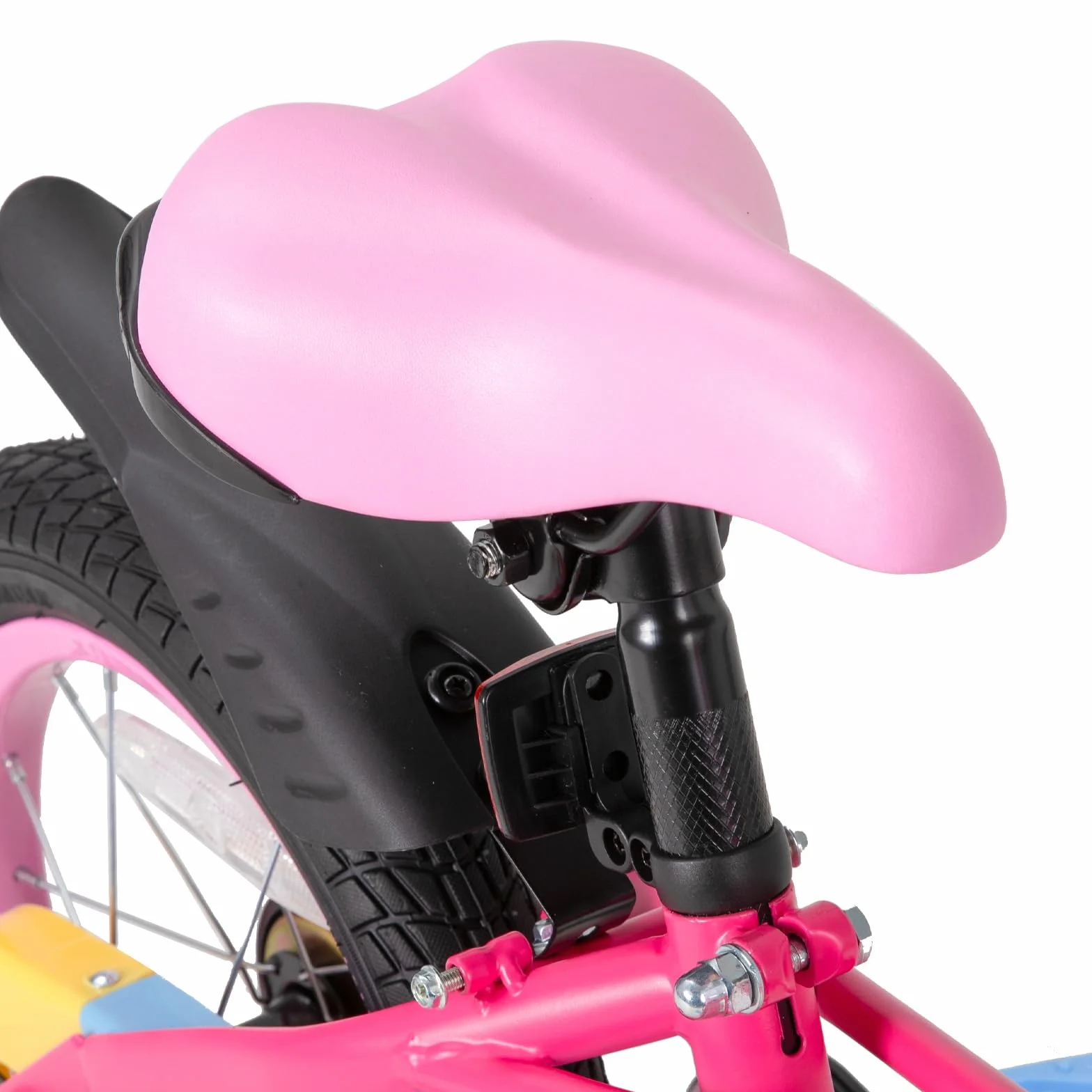 STITCH Macaron 12/14/16/18 Pulgadas Bicicleta Infantil de 3 a 8 años ，Bicicleta Infantil con estabilizador y Cesta