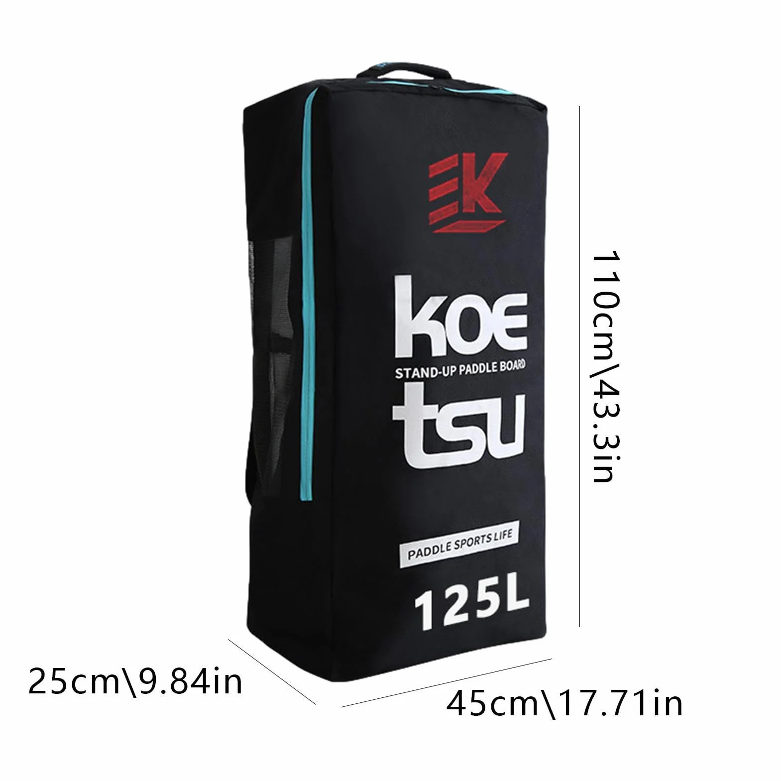 Mochila Paddle Surf 110×45×25cm Hinchable Tabla Oxford Impermeable