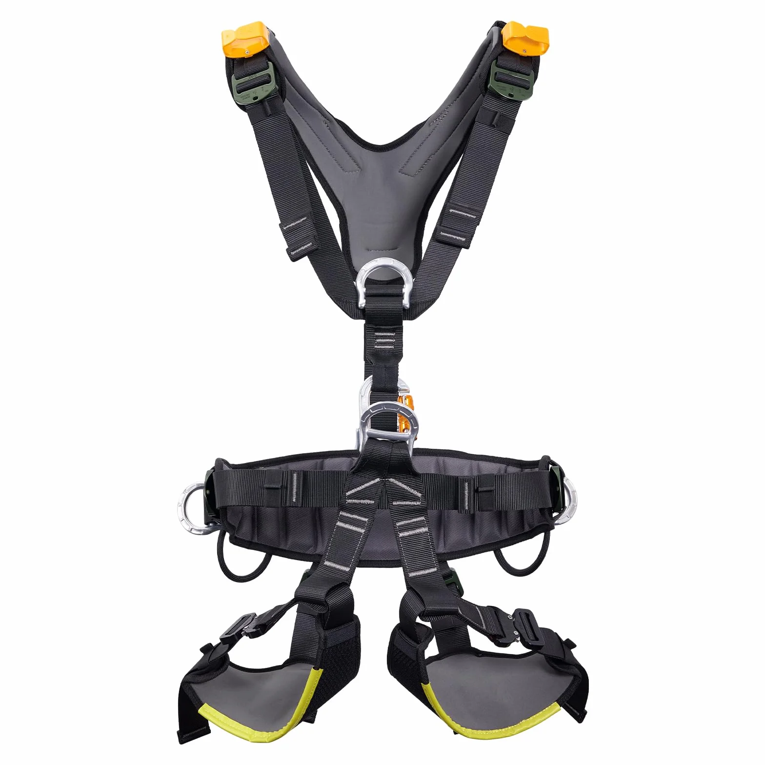 SOB Arnés de Caza y Escalada para Árbol con Rotación 360°, Ajustable Transpirable y Acolchado - Equipo de Seguridad al Aire Libre para Plataformas de Caza