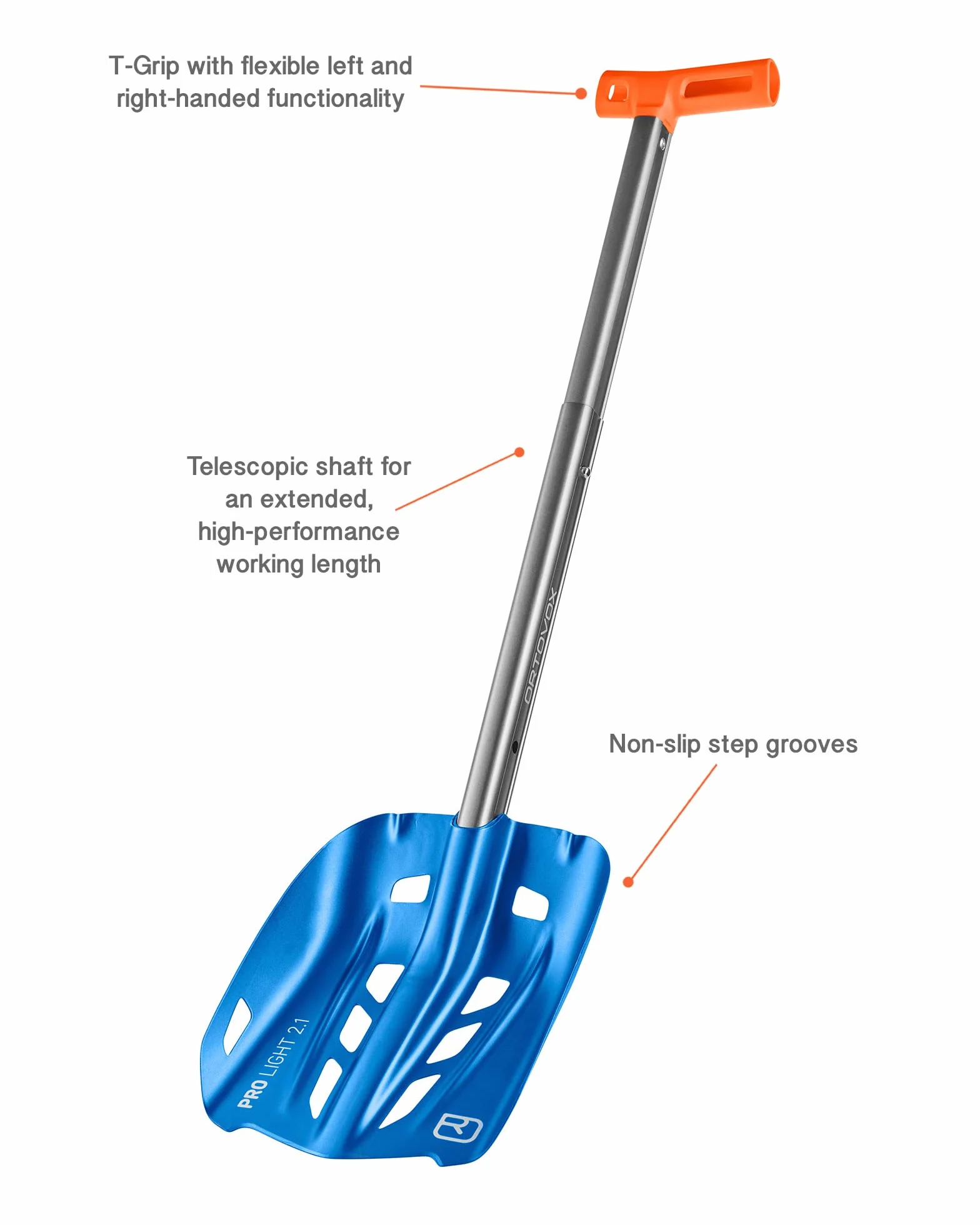Ortovox Shovel Pro Light Pala Safety Blue Unica