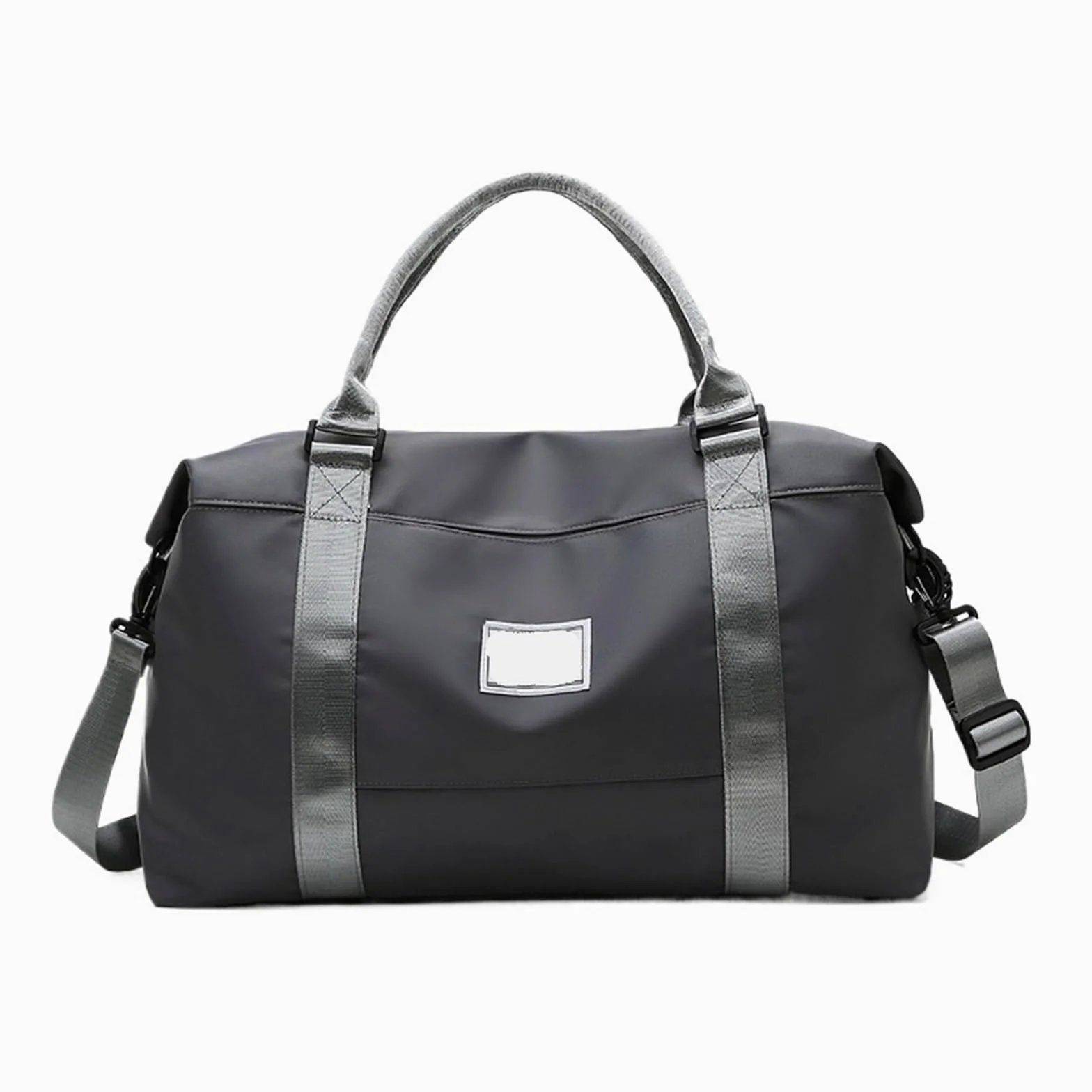 Bolsa De Gimnasio Pequeña for Mujer, Viaje Elegante for Avión, Deportiva Liviana Compatible con Bolsillo Húmedo for Yoga, Pilates, Natación(Gray)