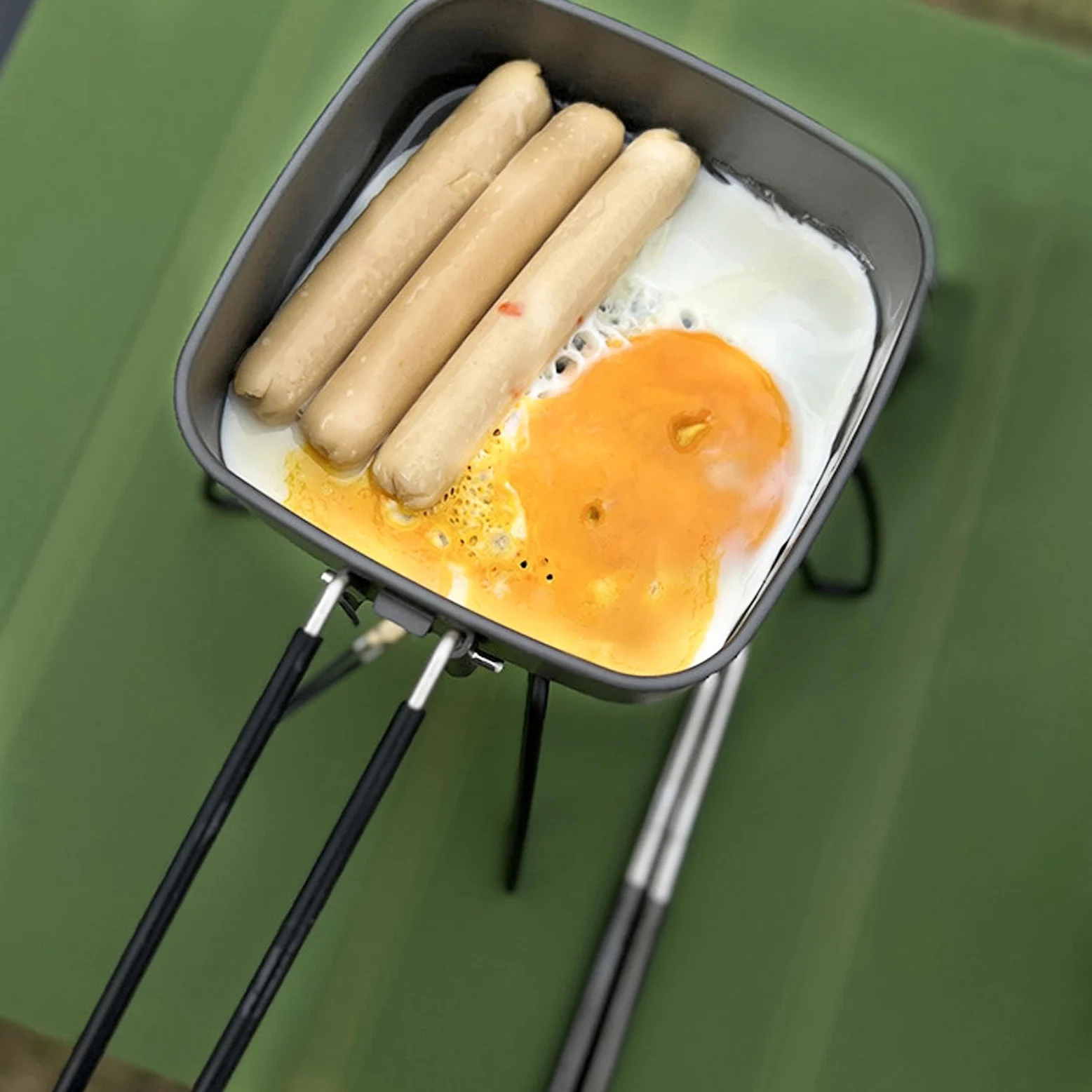 Juego de Utensilios de Cocina para Camping, ollas antiadherentes de | aluminio para exteriores, 5.12 x 5.12 x 4.92 pulgadas, accesorios de equipo de camping, utensilios de cocina multifuncionales