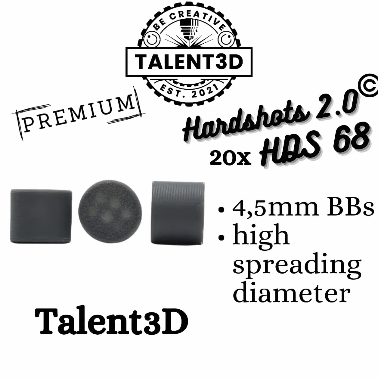 HDS68 Hardshots 2.0 Cal.68 Munition Slugs