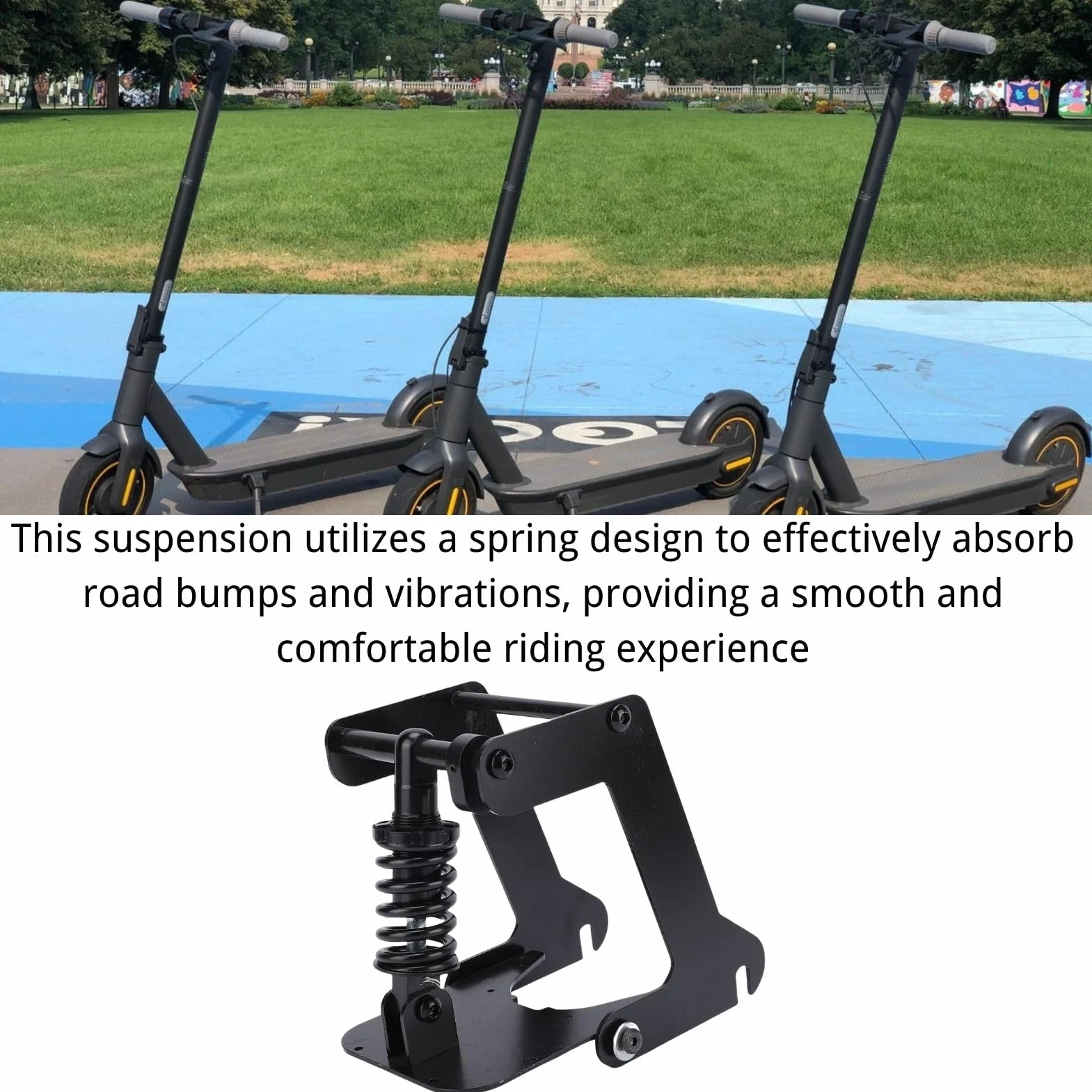 BuyWeek Kit de Suspensión Trasera Suspensión de Amortiguadores para MAX G30, de Aleación de Aluminio para Scooter Eléctrico