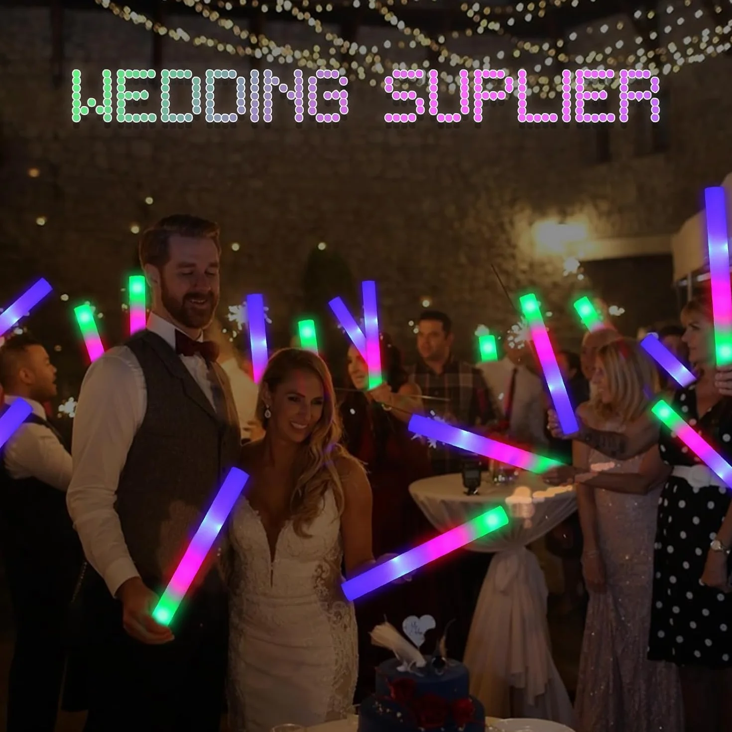 30 palos de espuma led de para conciertos, juguetes led para niños, juego de luces para fiestas, bodas, celebraciones, cumpleaños, festejos