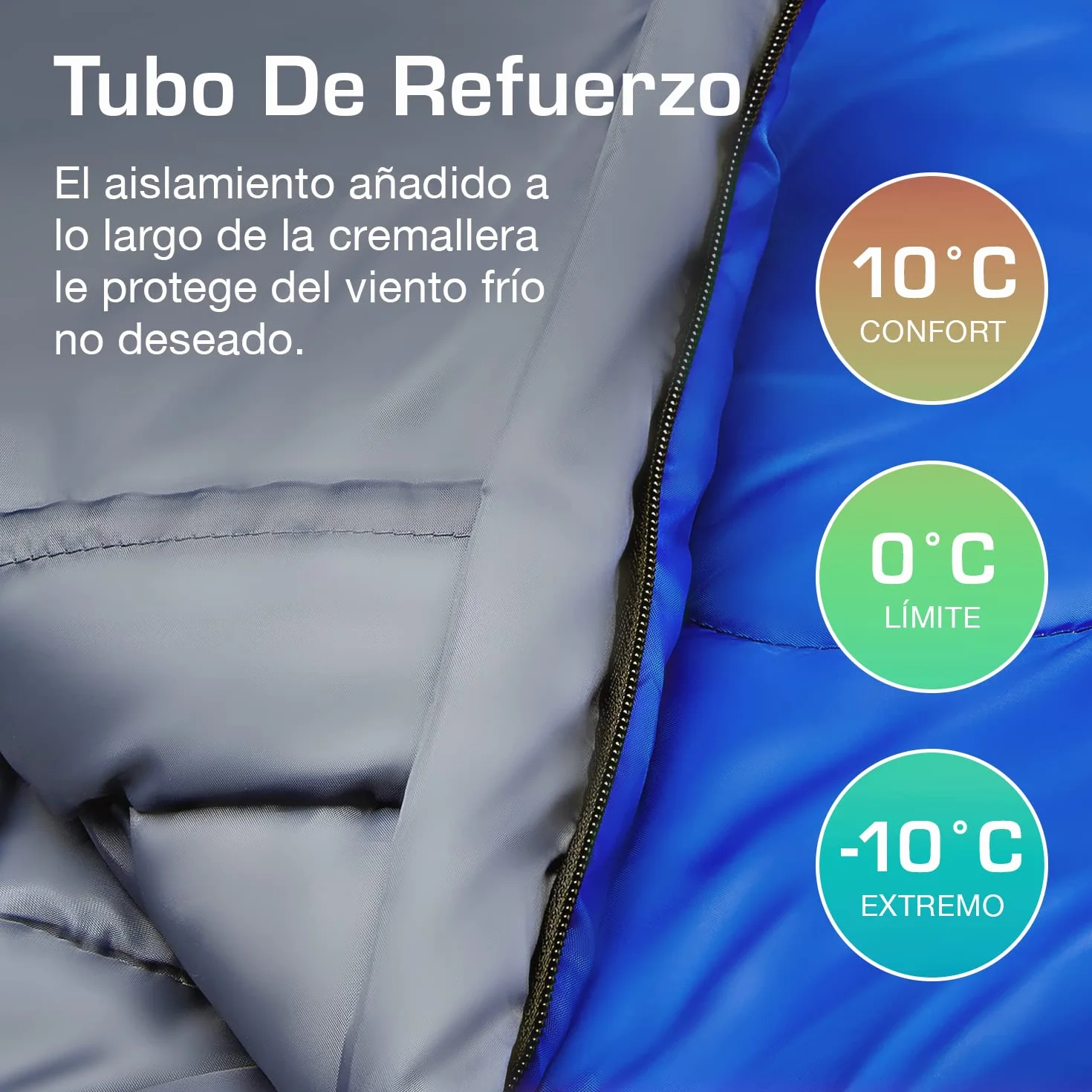 Active Era Saco de Dormir 200 cm x 80 cm 300gr - Resistente al Agua, Relleno de Doble Capa, Cálido con Capucha y Cordón. Saco de Dormir Ultraligero Todas Las Estaciones, Adultos y Niños