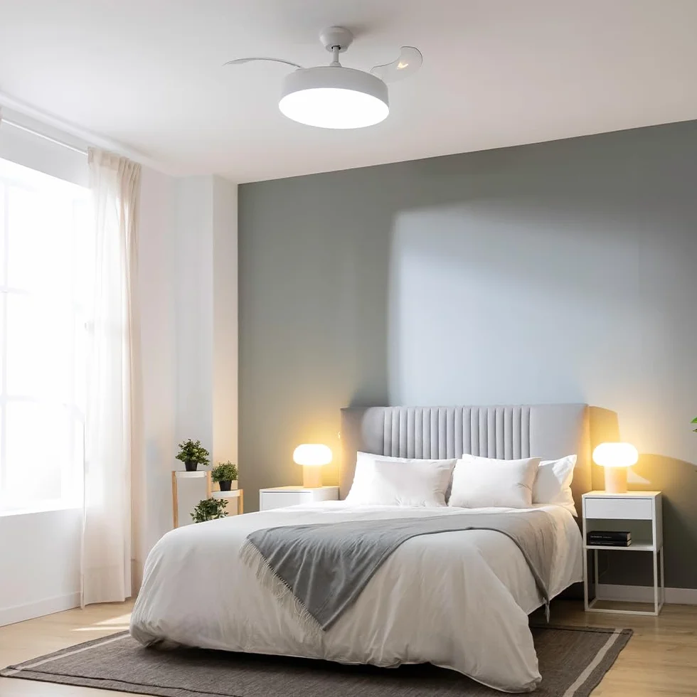 Cecotec Ventilador de Techo EnergySilence Aero 4280 40W 42" 106cm Blanco Invisible