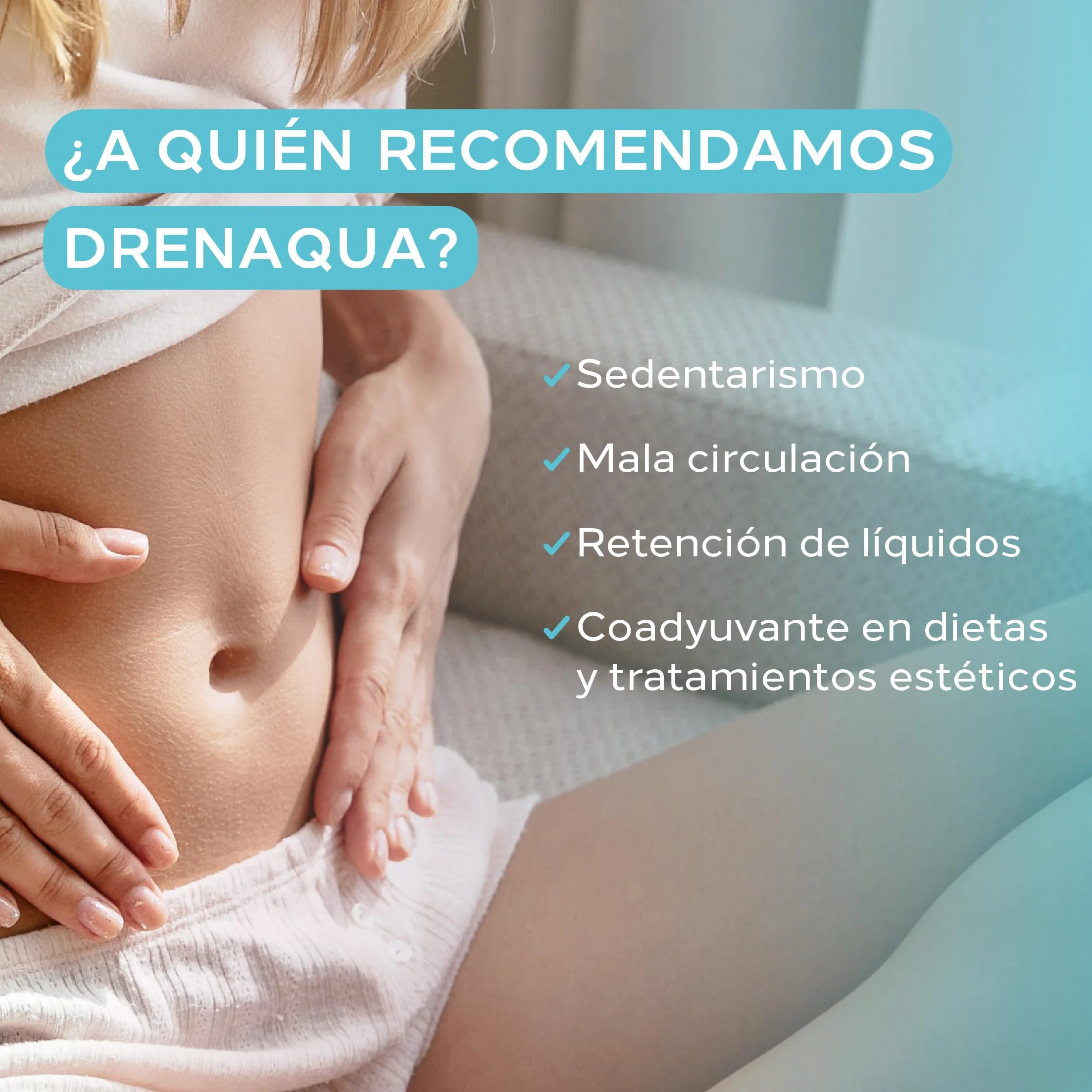 Cumlaude Lab Pack Drenaqua Complemento Alimenticio Diurético Retención Líquidos Té Verde Prebióticos Magnesio Vitamina B6