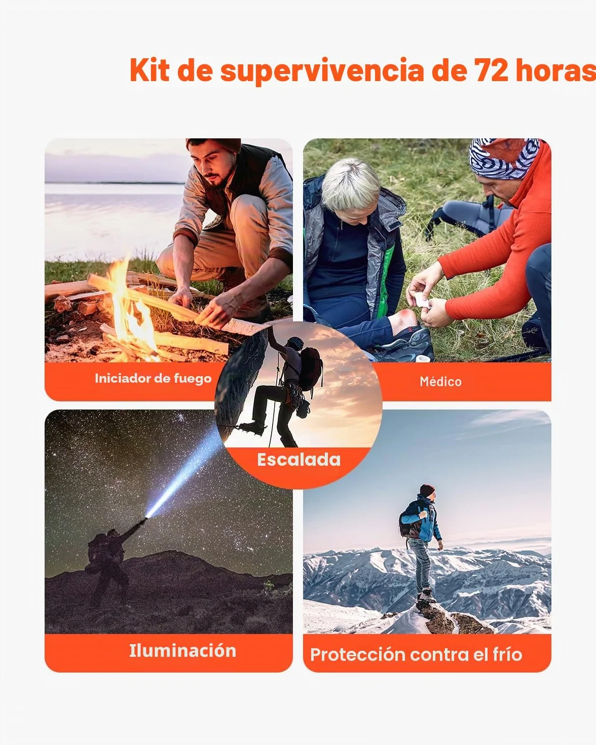 VEVOR Botiquín de Primeros Auxilios, Bolsa de Nailon 600D 210x150x110 mm 250 Piezas para Emergencias