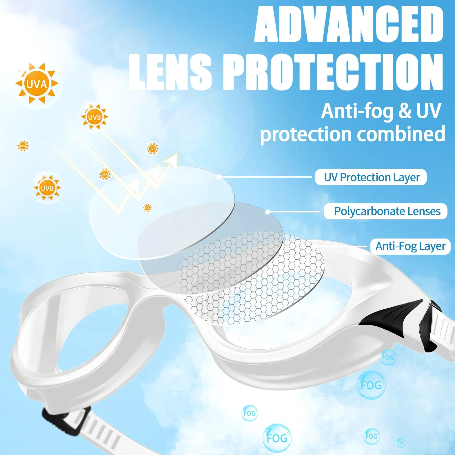Gafas de natación para adultos 0052