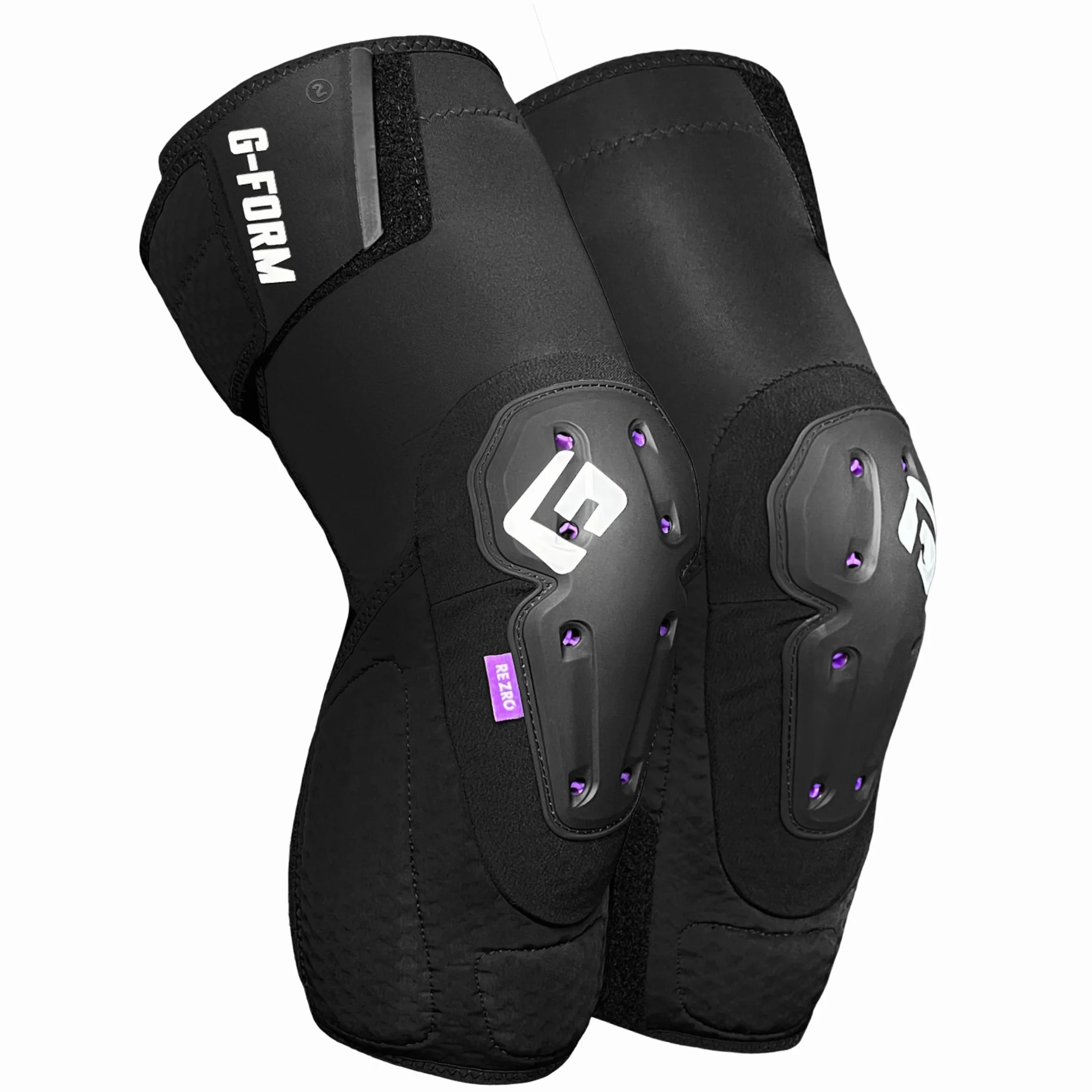 G-Form Mesa Rodilleras, Negro, Adulto Pequeño | con Transpirables y Flexibles, Protecciones para MTB, Ciclismo, Skateboarding y Más