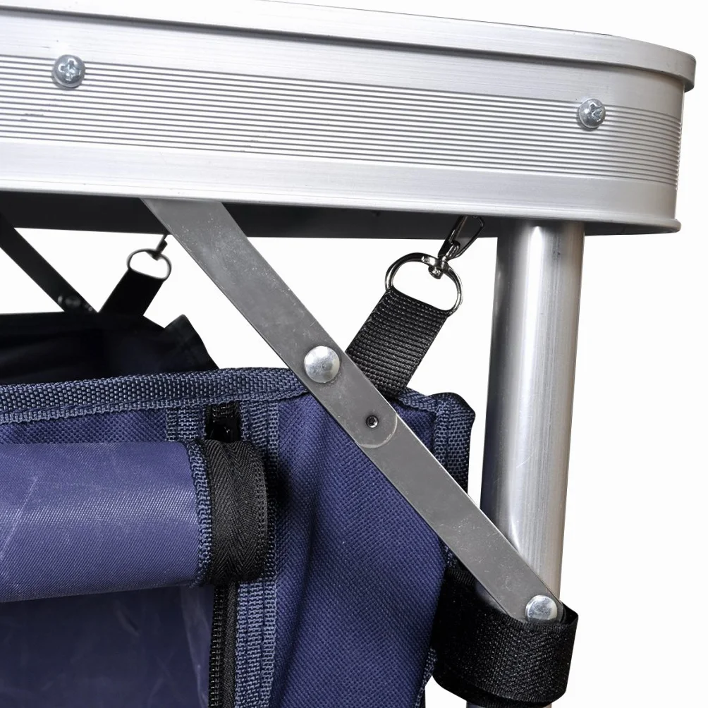 Anself Armario Plegable para Camping con Marco de Aluminio